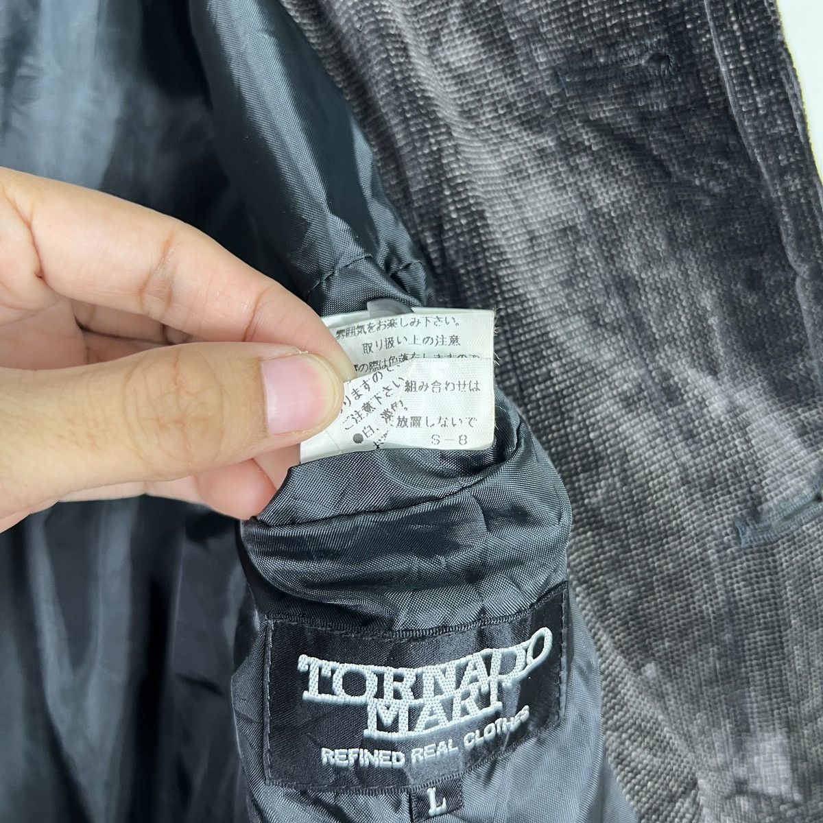 If Six Was Nine TORNADO MART JAPAN VELVET CORDUROY COAT JACKET Size US L / EU 52-54 / 3 - 19 Thumbnail