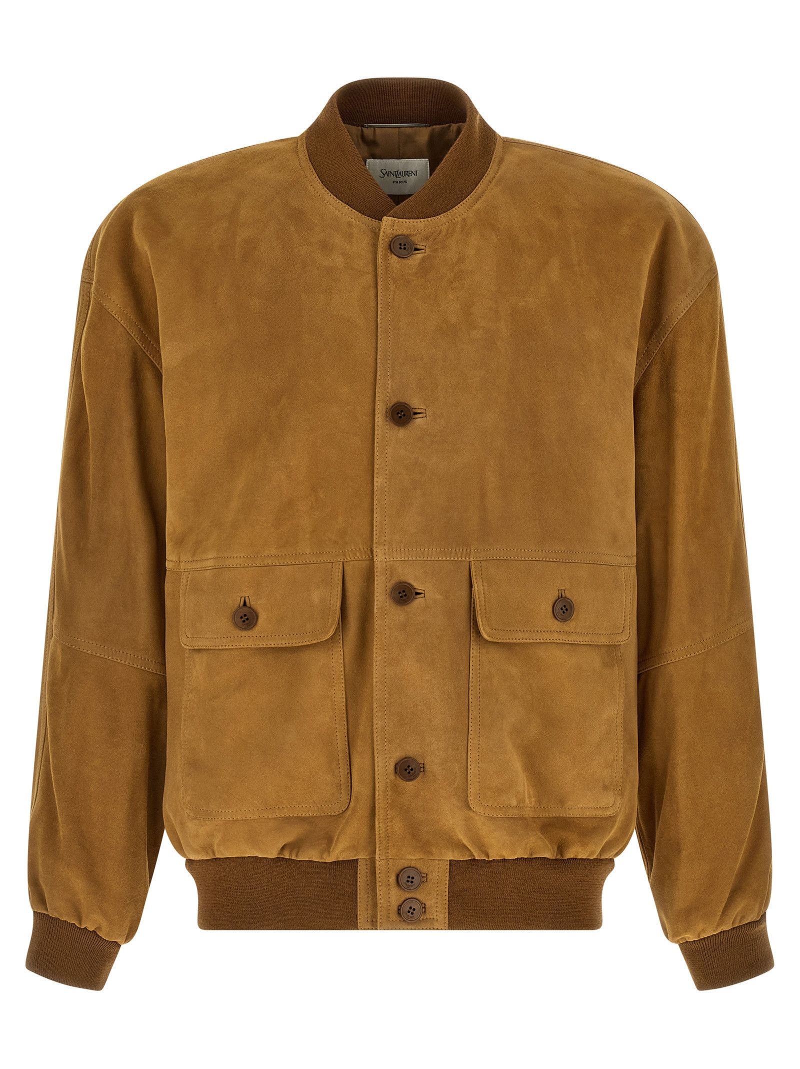 Saint Laurent Paris Suede bomber jacket Size US XL / EU 56 / 4 - 1 Thumbnail