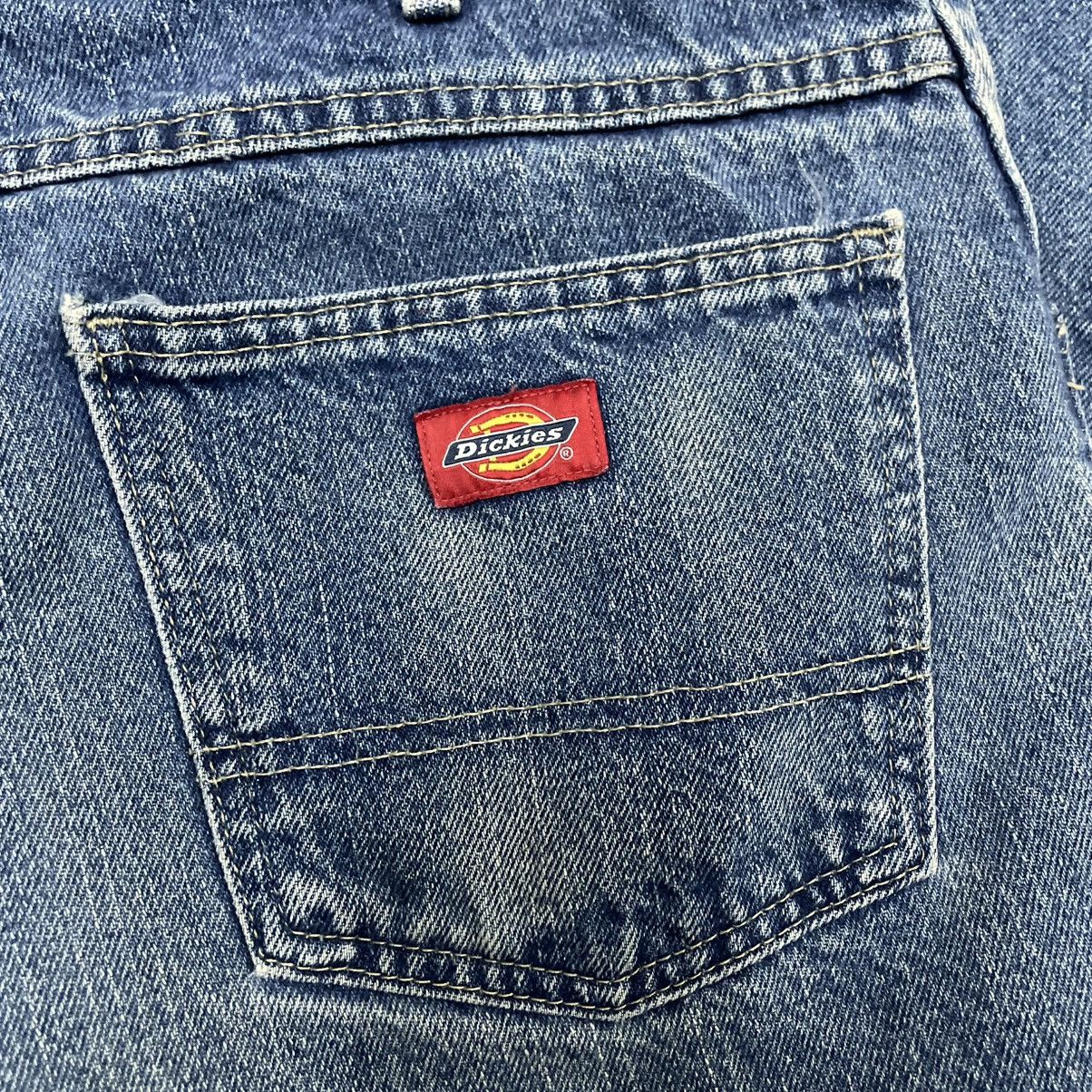 Dickies 🔥Vintage Dickies Skateboard Distress Relaxed Denim Jeans Size US 38 / EU 54 - 10 Thumbnail