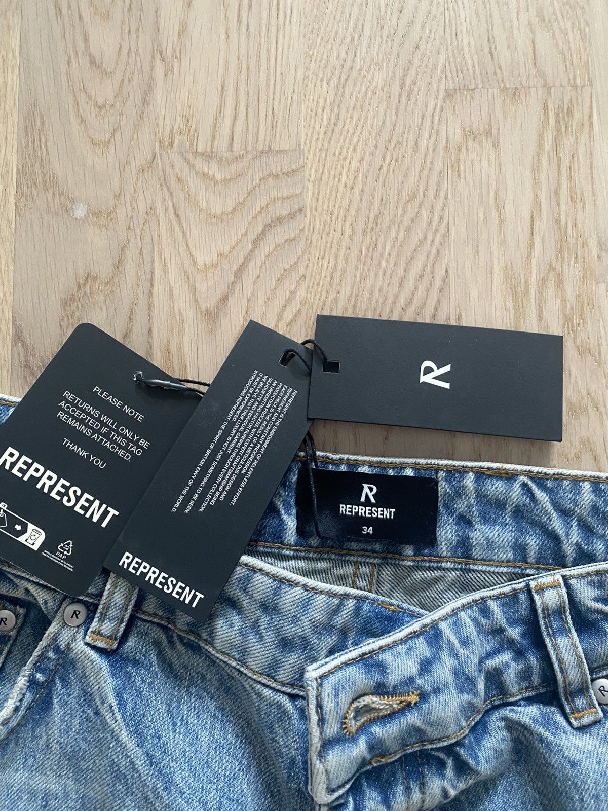 Represent Clo. Heaton Denim Size US 34 / EU 50 - 3 Thumbnail