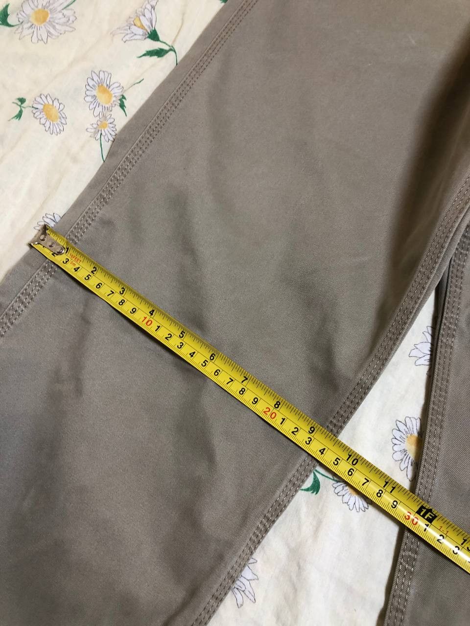 Carhartt Carhartt Double Knee Khaki Carpenter Cargo Pants Size US 33 - 5 Thumbnail