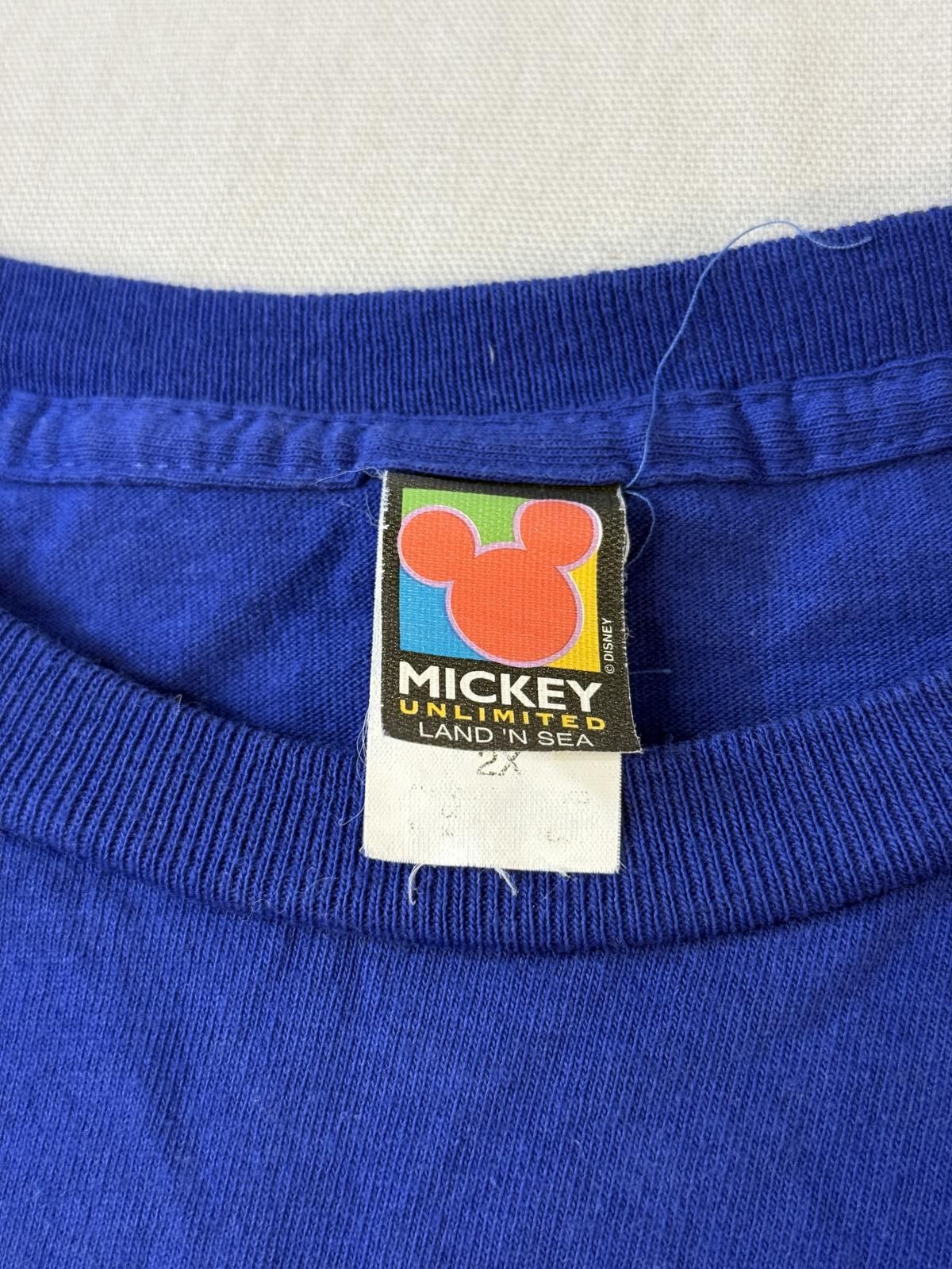Designer VTG Mickey Mouse T-shirt Mickey Unlimited Disney Tee - 2XL Size US XXL / EU 58 / 5 - 2 Thumbnail