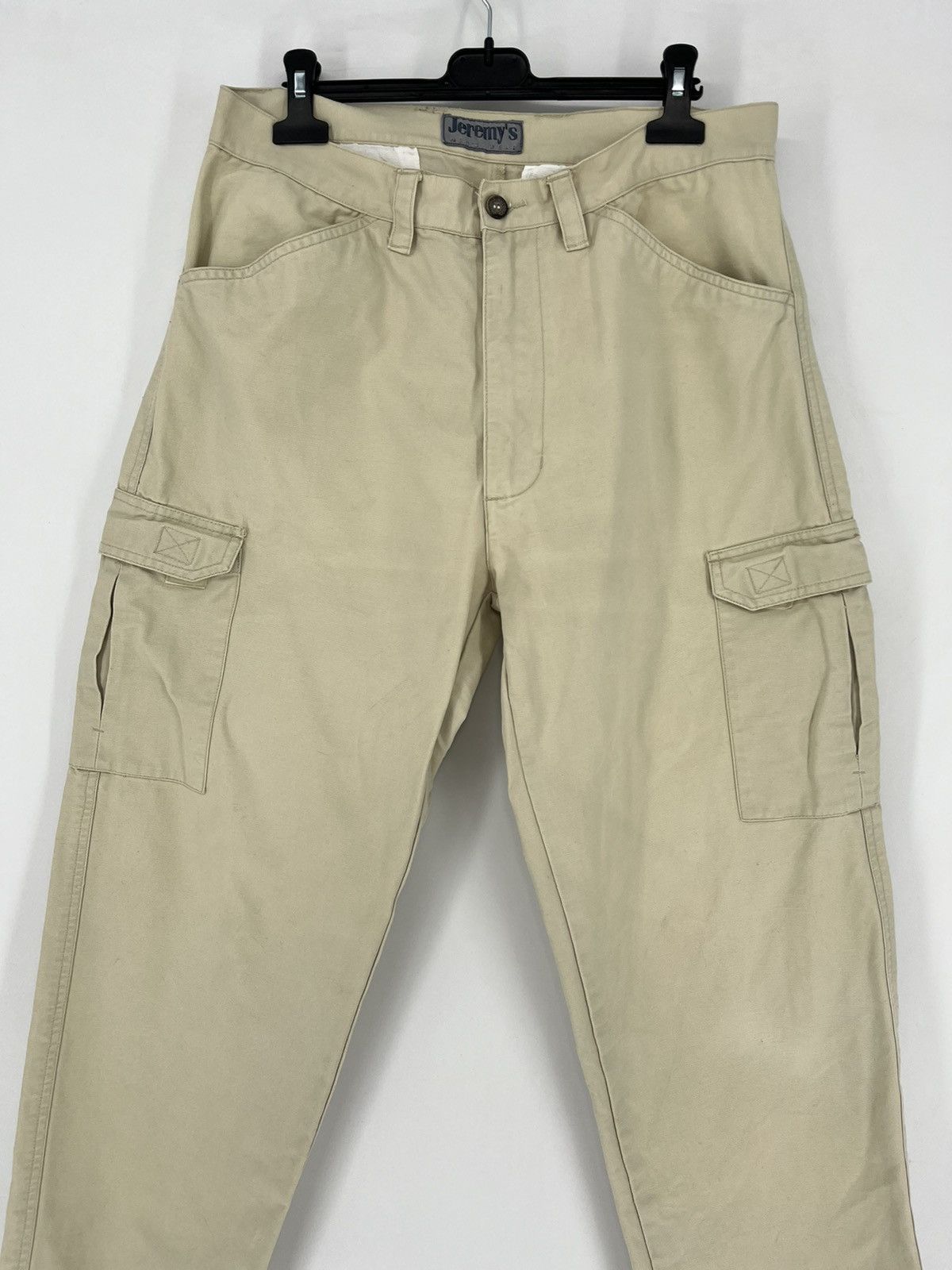 Vintage Vintage Jeremy's Japan Y2K Khaki Tactical Cargo Pants Size US 32 / EU 48 - 4 Thumbnail