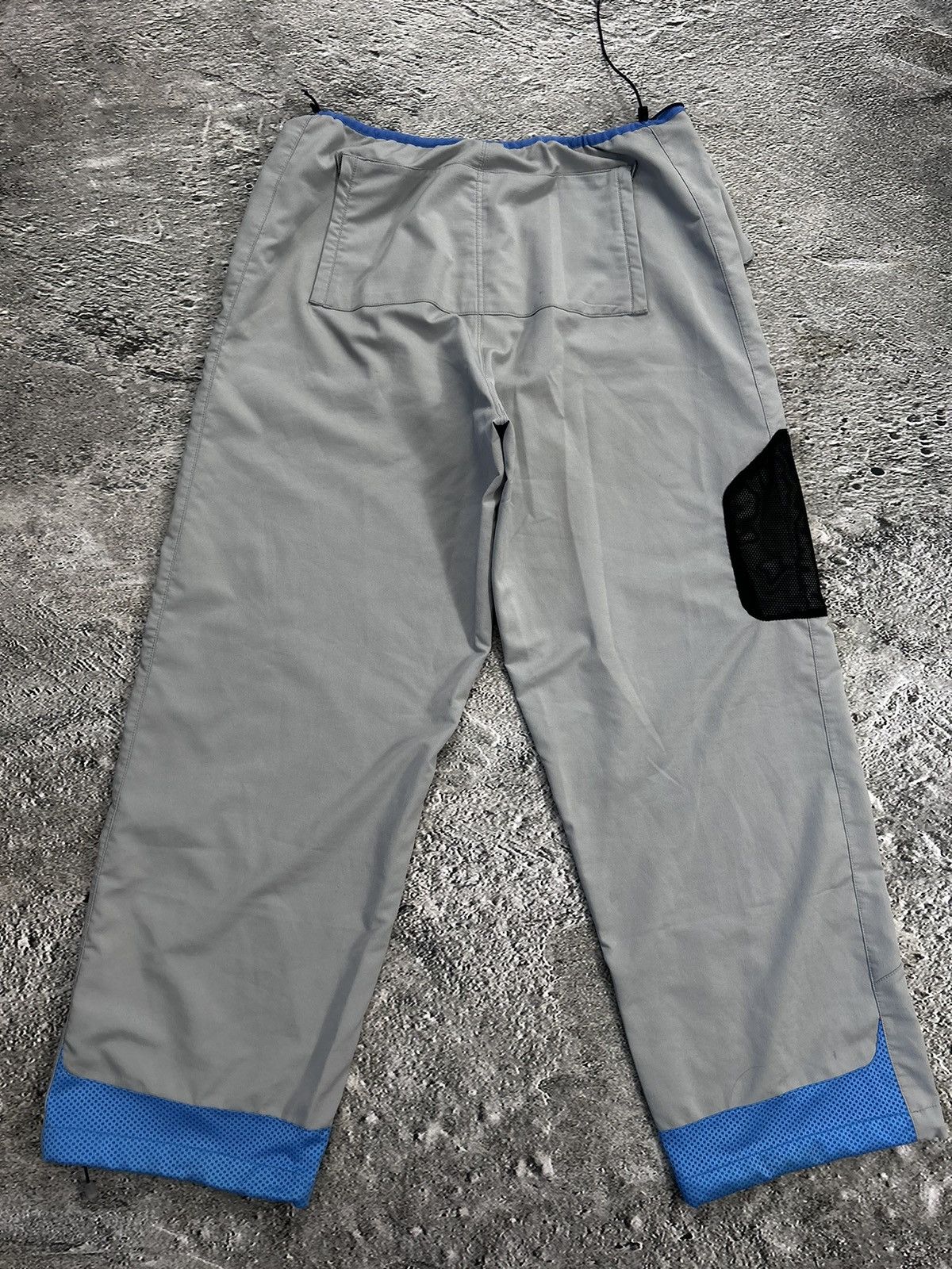 Nike × Vintage Nike vintage nylon track pants grey blue drill parachute y2k Size US 32 / EU 48 - 10 Thumbnail