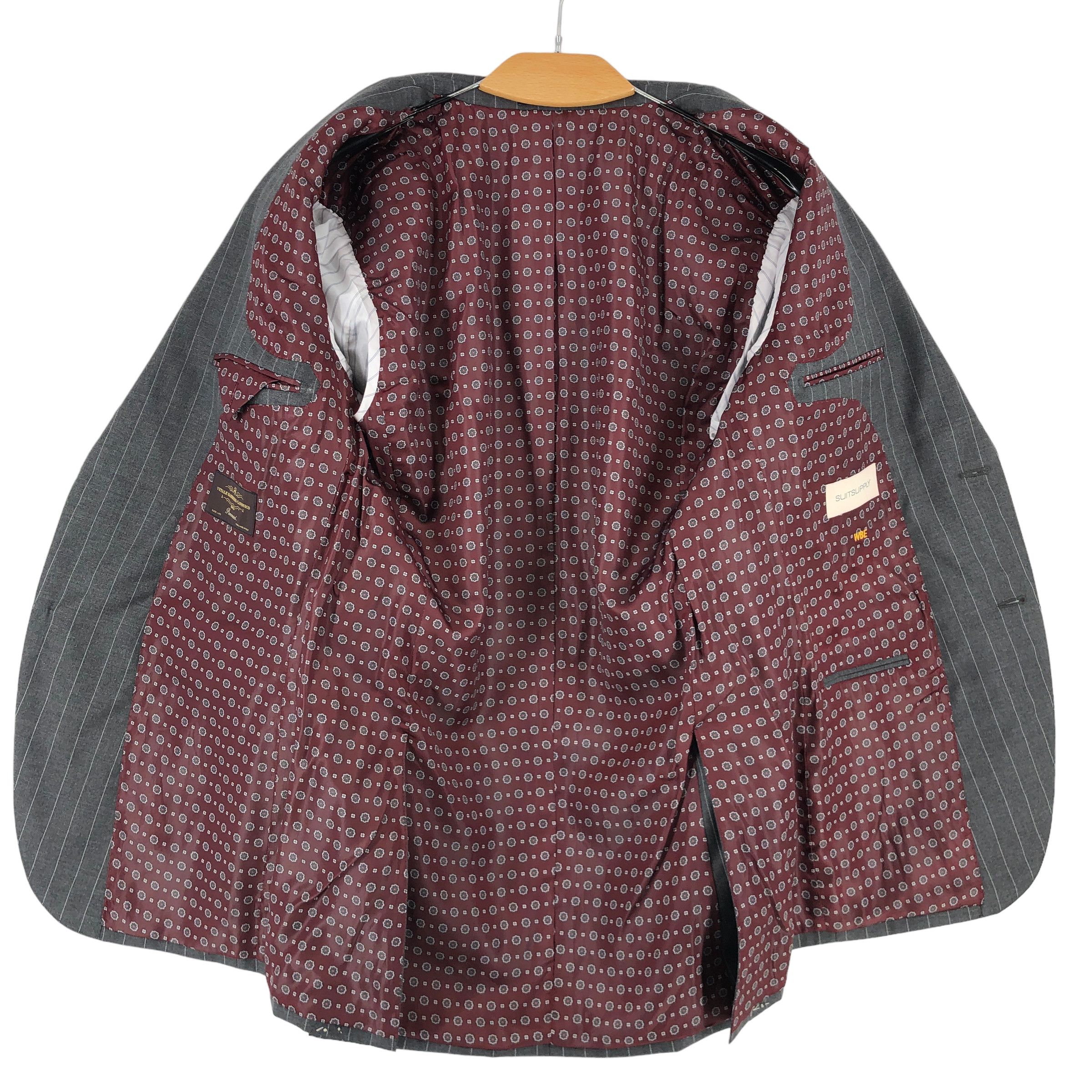 Suitsupply Lazio Pure Wool Blazer Size L (EU:102 UK:42; US:42L) Size 42L - 3 Thumbnail