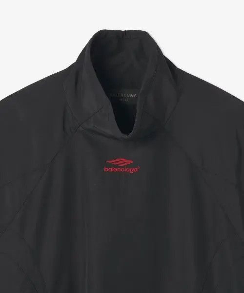 Balenciaga o1mt1gz1224 3B Sports Icon Pull- Over Tracksuit Jacket Black Size US M / EU 48-50 / 2 - 3 Thumbnail
