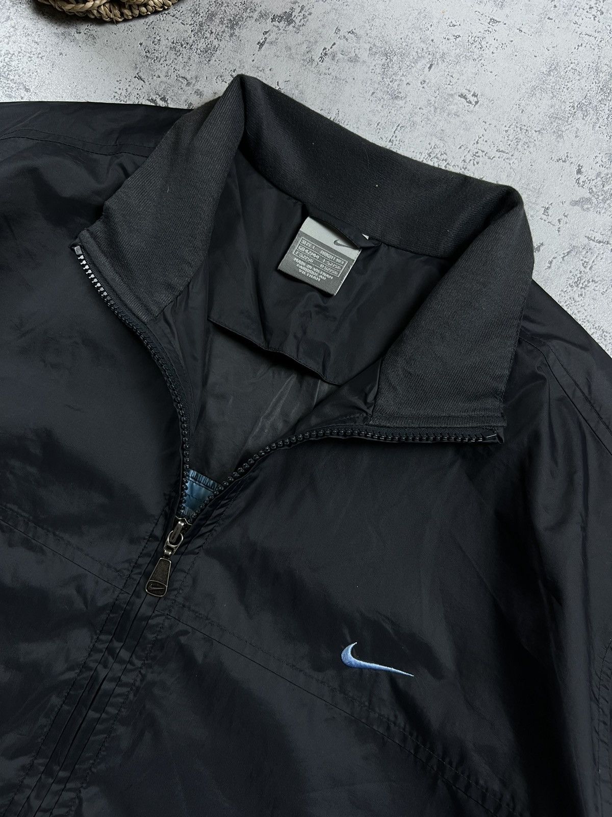 Nike × Vintage 90s Nike Double Swoosh Vintage Y2K Nylon Retro Light Jacket Size US L / EU 52-54 / 3 - 5 Thumbnail