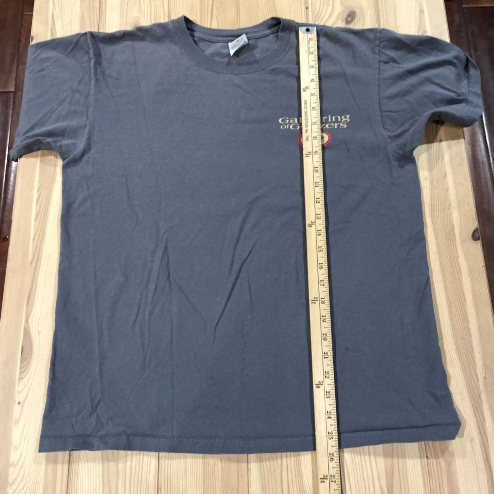 Gildan NHRA NATIONAL HOT ROD ASSOCIATION GRAPHIC T-SHIRT NHRA Graphic T-Shirt L Men Gray Cotton Short Sleeve Crew Neck 2008 Gathering of geezers Gildan Size US L / EU 52-54 / 3 - 5 Thumbnail