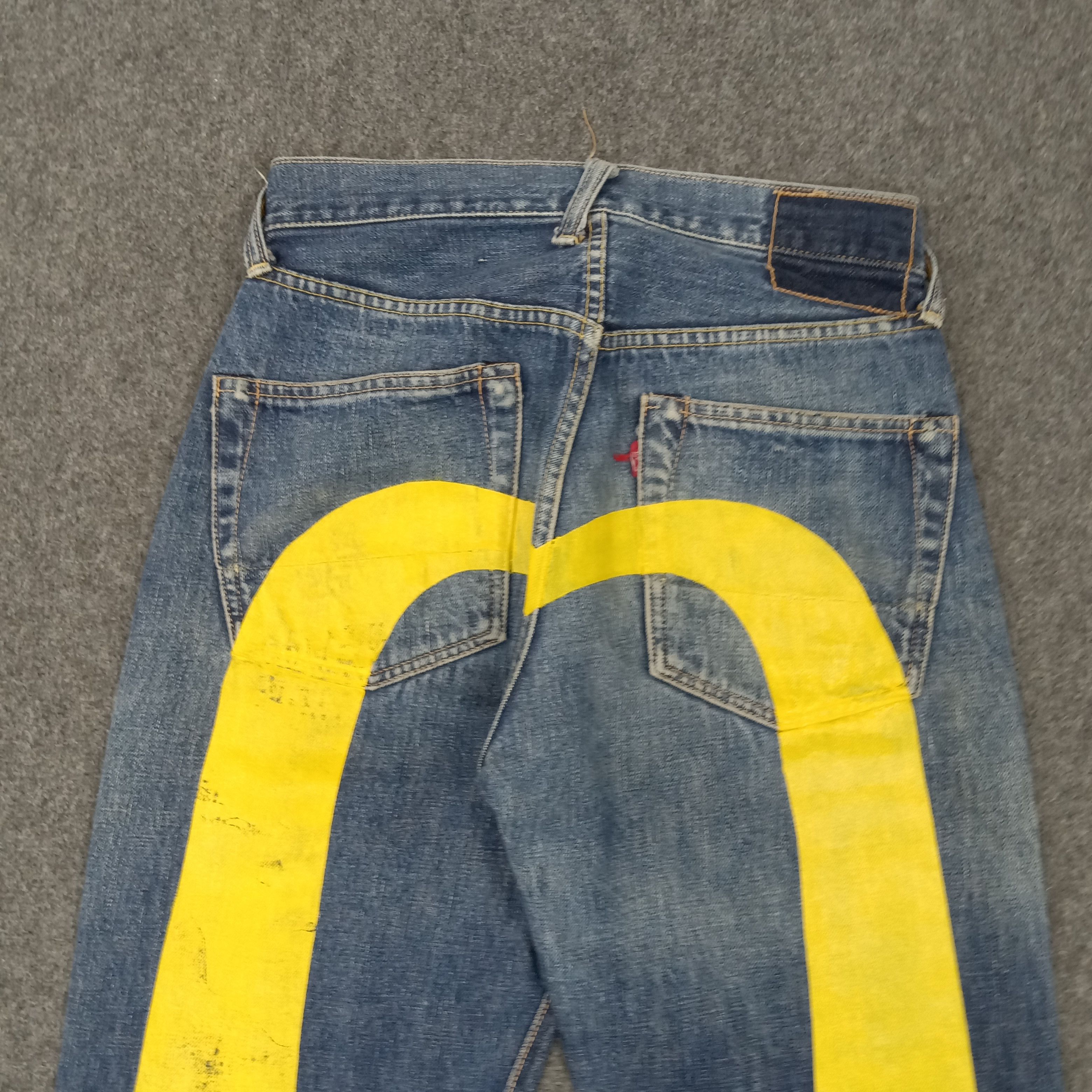 Evisu × Japanese Brand × Vintage Evisu Selvedge Japanese Daicock Custom Art Denim Jeans Size US 26 / EU 42 - 4 Thumbnail