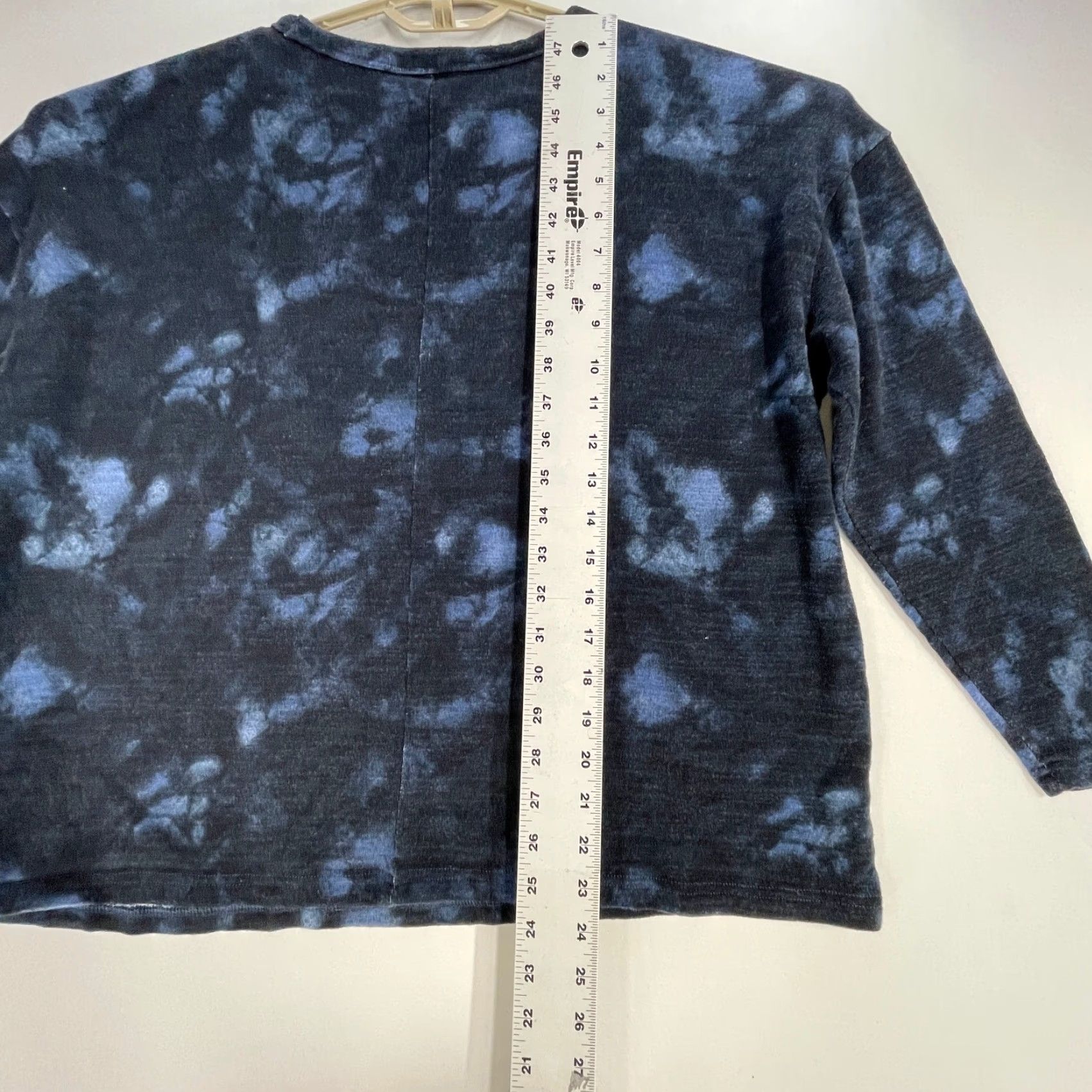 Old Navy Old Navy Shirt Womens XL Blue Tie Dye Print Lightweight Casual Sweatshirt Sweatshirt Size XL / US 12-14 / IT 48-50 - 4 Thumbnail