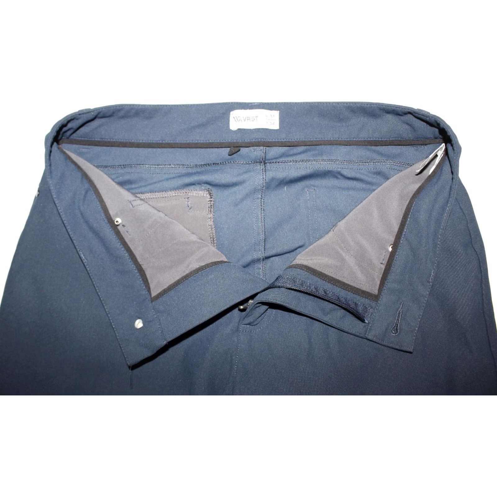 Vintage VRST Pants Men's 31x32 Limitless Commuter 5 Pocket Athletic Golf Navy Blue Size US 31 - 3 Thumbnail