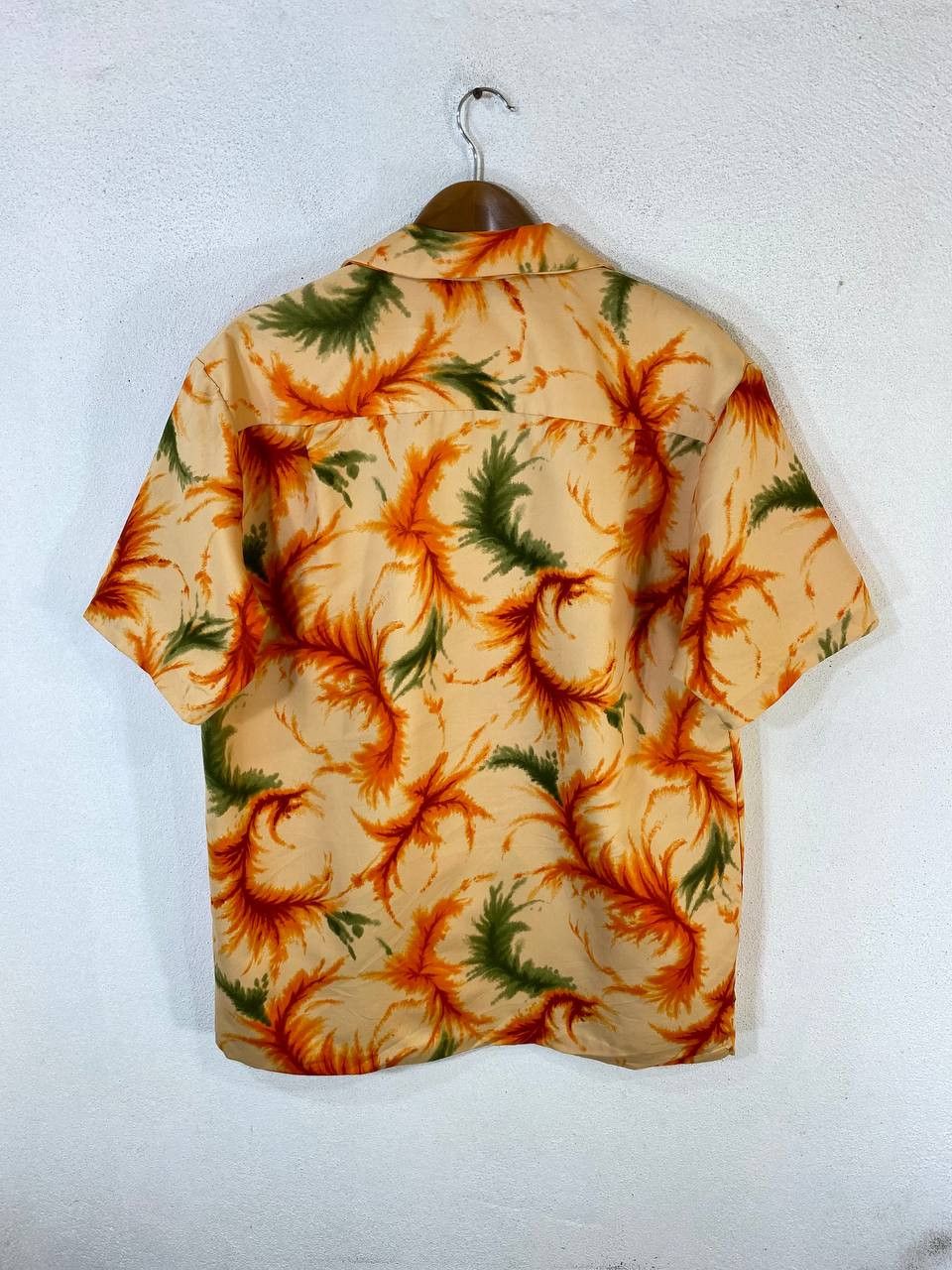 Vintage vintage 60s/70s selvedge hawaiian shirt nice design Size US L / EU 52-54 / 3 - 9 Thumbnail