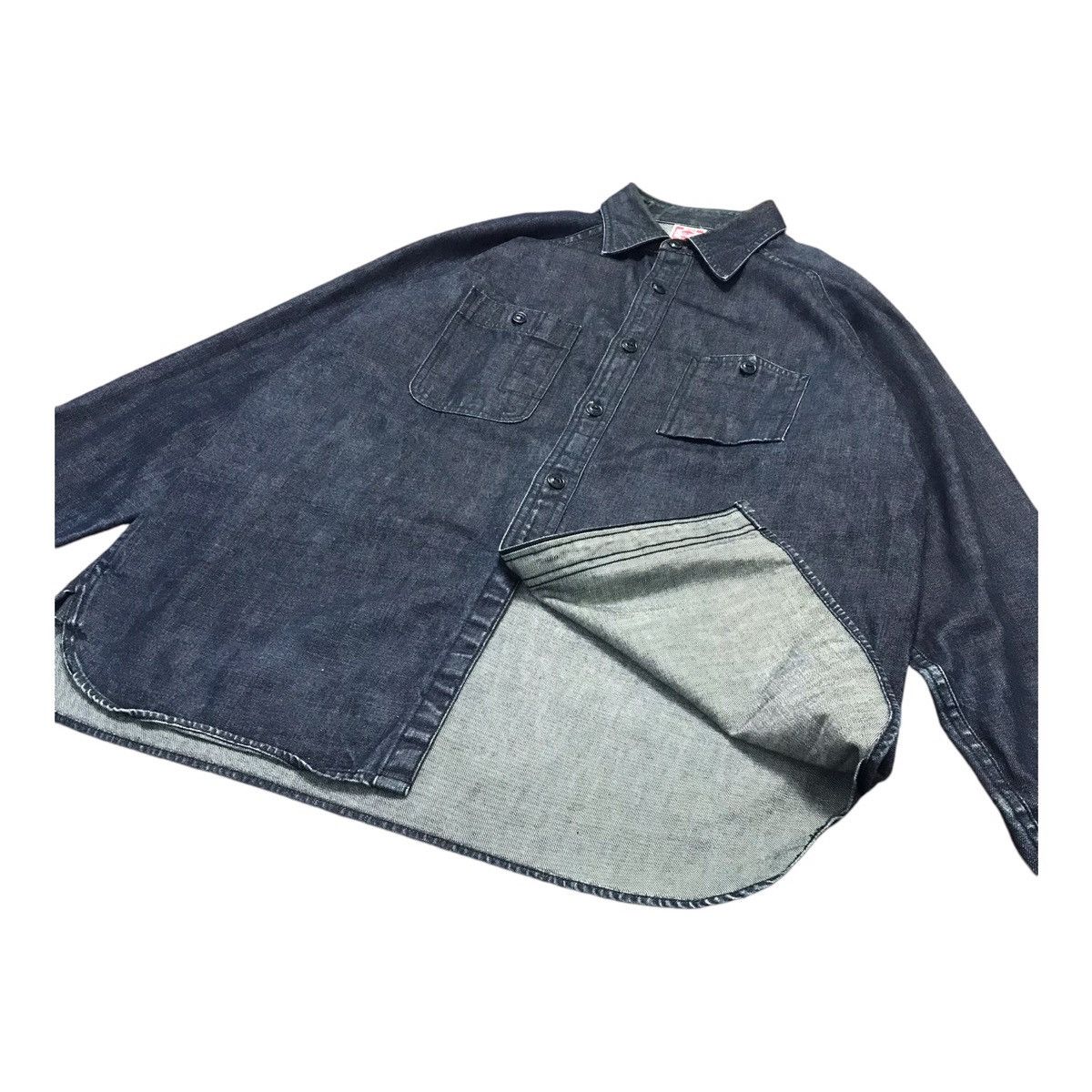 Japanese Brand × Pherrow's × Vintage Pherrow’s Story Button Long Sleeve Denim Jacket Blue/Black Size US M / EU 48-50 / 2 - 6 Thumbnail
