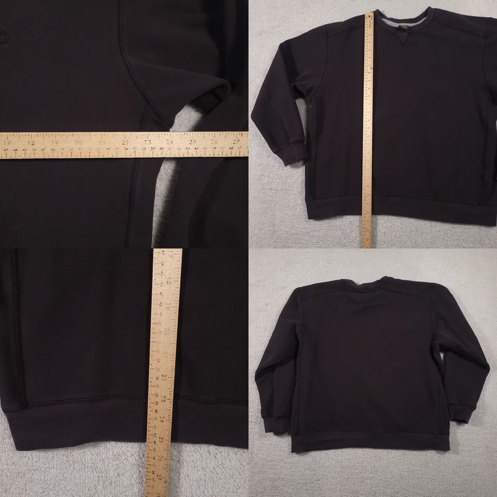 Starter VINTAGE Starter Sweatshirt Mens Large Black Crew Neck Sweater Blank Y2K 00s Size US L / EU 52-54 / 3 - 8 Thumbnail