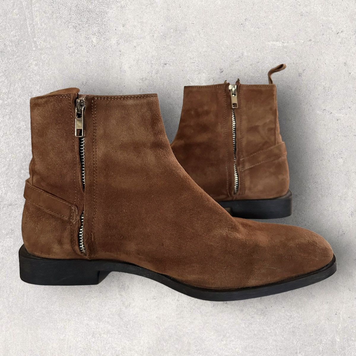 Zara Zara Suede Boots Size US 7 / EU 40 - 5 Thumbnail