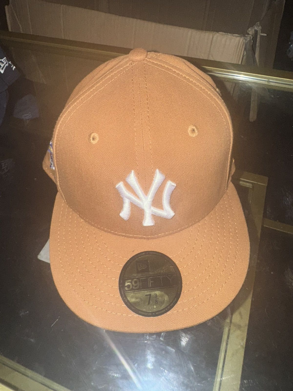New Era × New York Yankees New Era New York Yankees Bronze 1996 Grey Brim 7 3/8 Size ONE SIZE - 2 Thumbnail