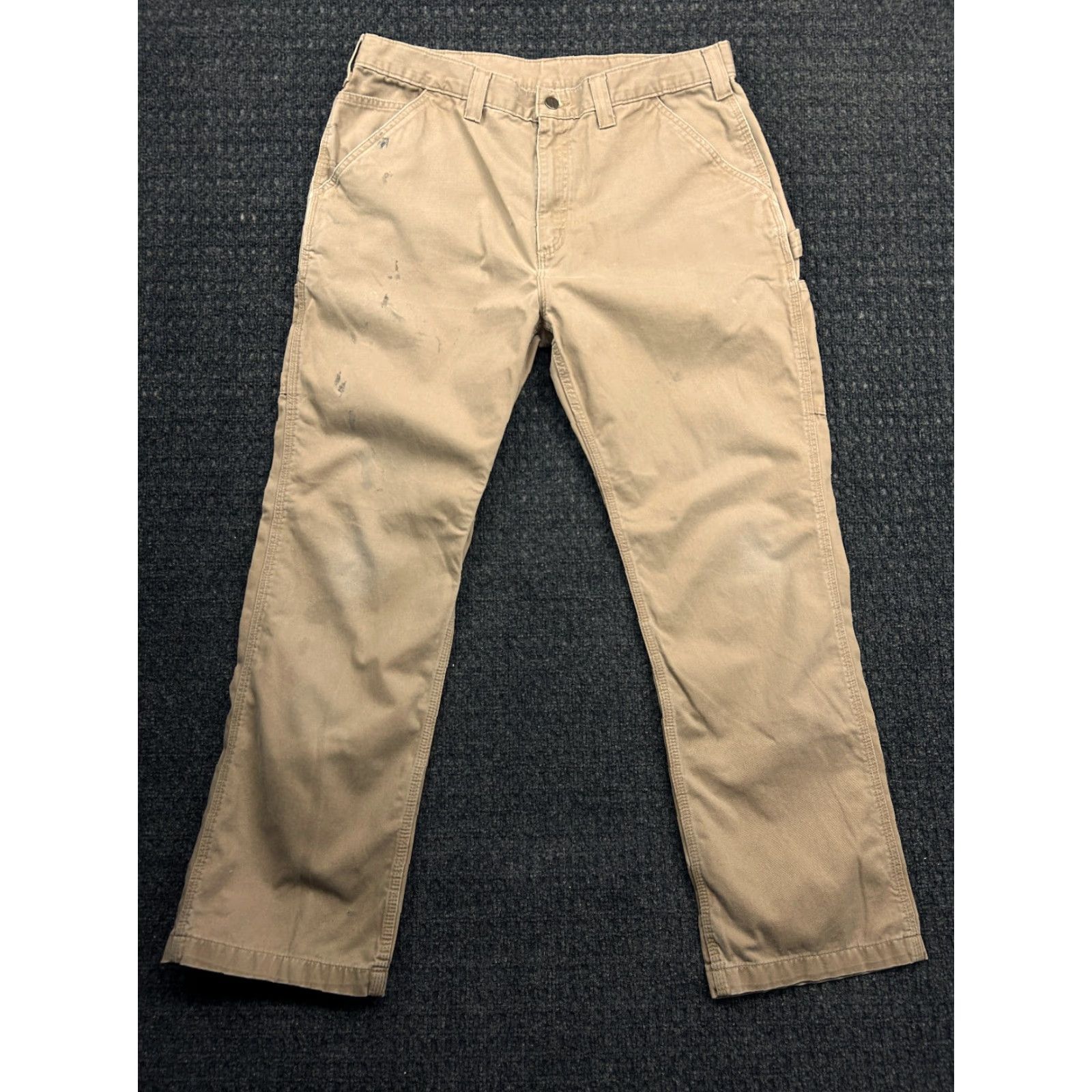 Carhartt Carhartt Pants Relaxed Fit Carpenter Khaki 38 x 32 Workwear Mens Size US 38 / EU 54 - 2 Thumbnail