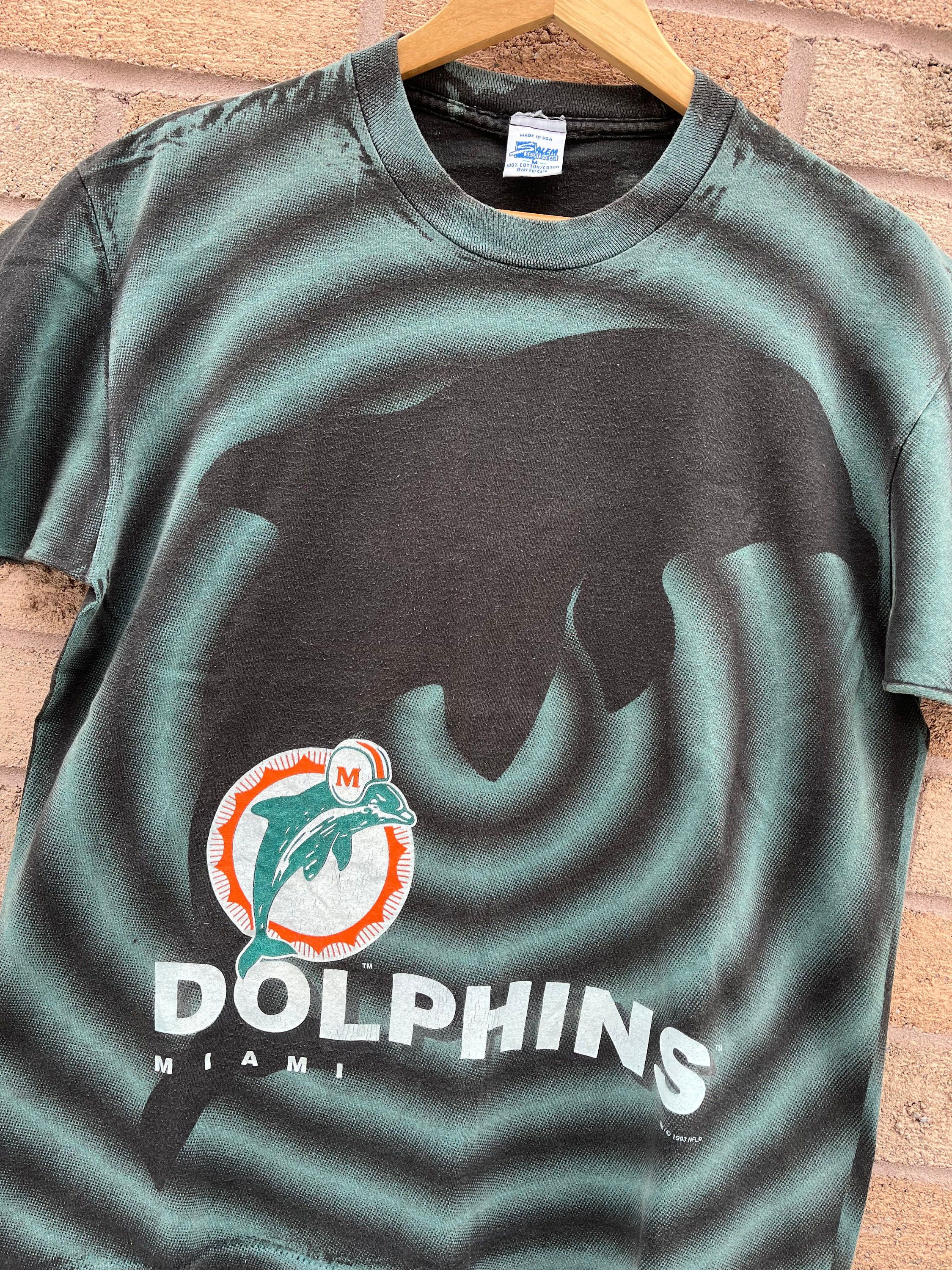 Salem Sportswear Vintage Miami Dolphins 1993 NFL Tshirt Size US M / EU 48-50 / 2 - 2 Thumbnail