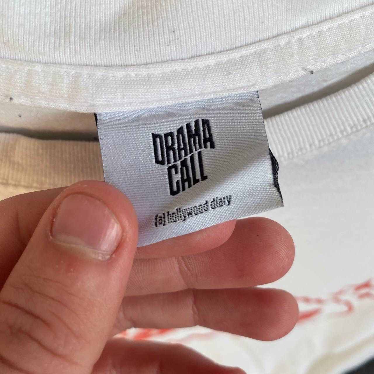 Designer × Japanese Brand Men’s Drama Big Logo y2k designer streetwear tee Size US L / EU 52-54 / 3 - 4 Thumbnail