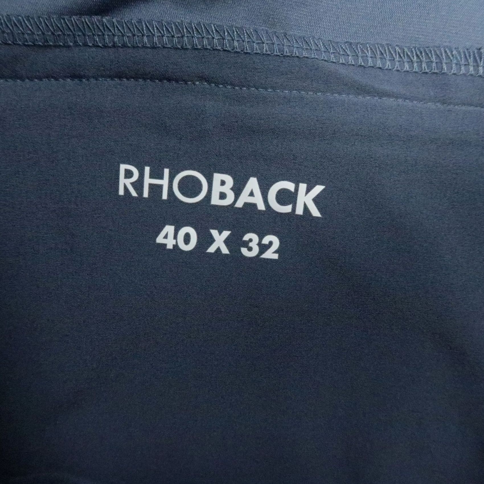 Delta Rhoback Pants Mens 40x32 Blue Delta Performance Stretch Golf Trouser Chino Size US 40 / EU 56 - 4 Thumbnail