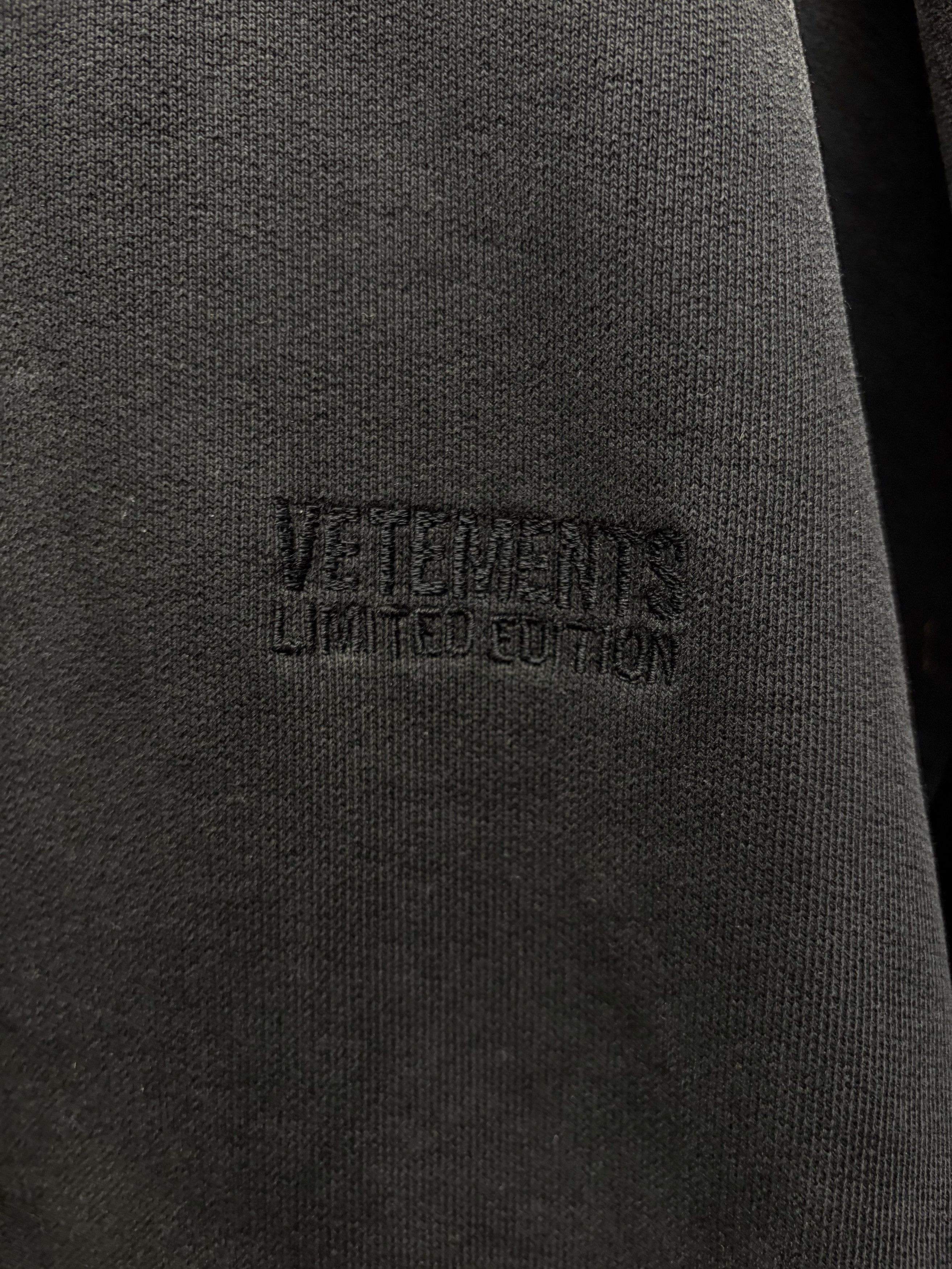 Vetements Vetements Limited Edition ‘Bleached’ Dyed Cotton Drawstring Hoodie Size US L / EU 52-54 / 3 - 3 Thumbnail
