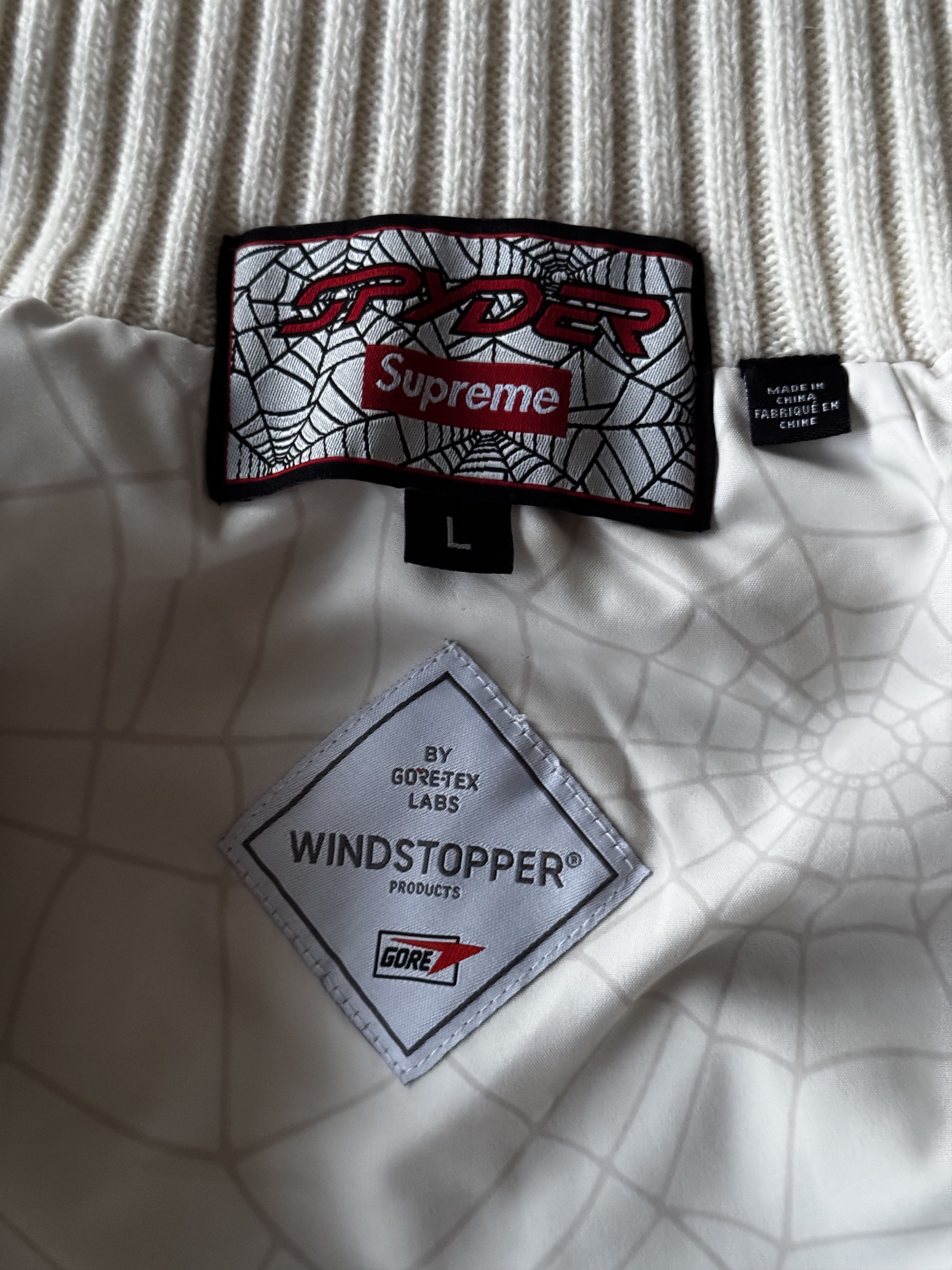 Goretex × Spyder × Supreme Windstopper Zip Up Sweater Size US L / EU 52-54 / 3 - 8 Thumbnail