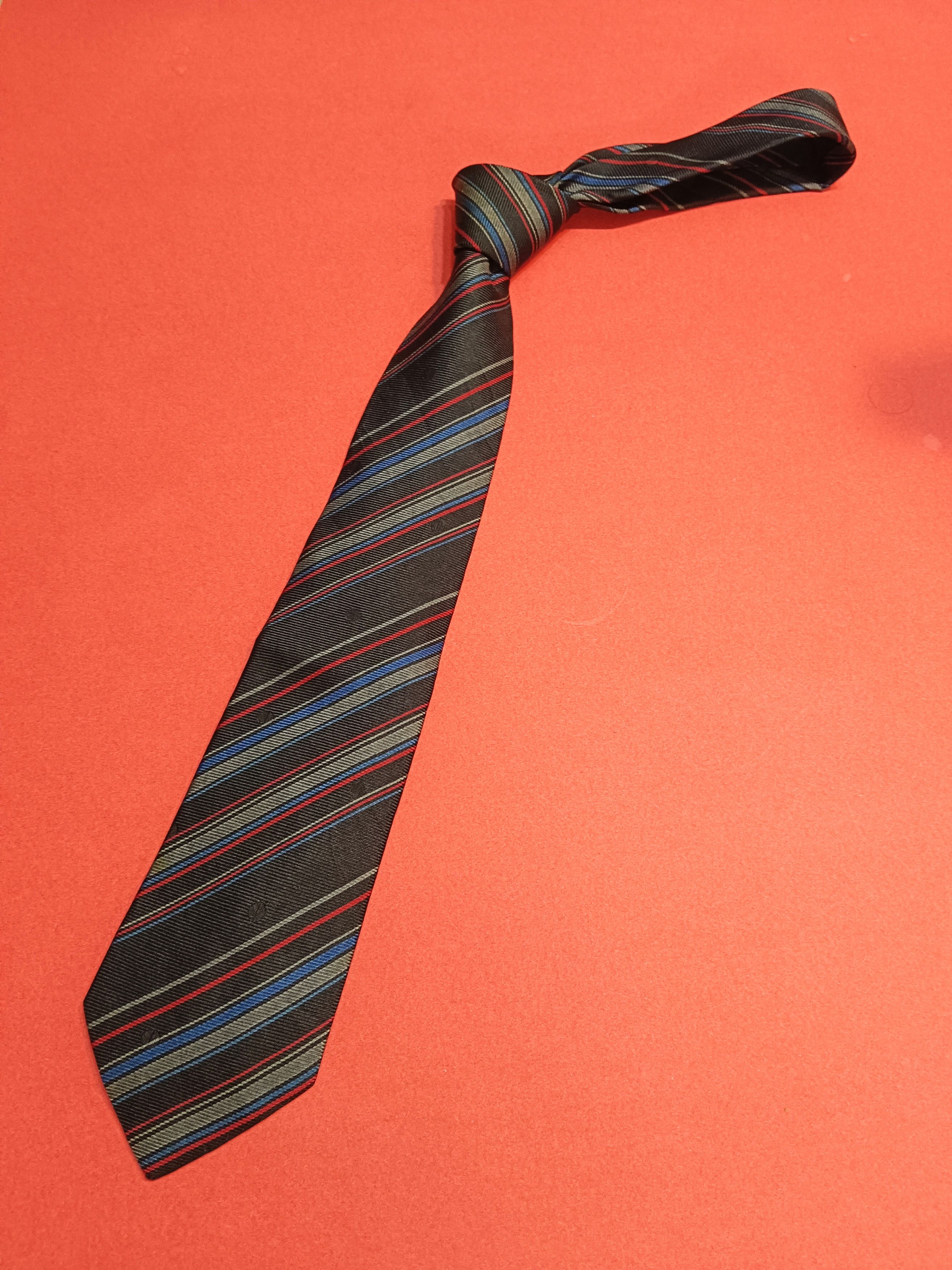 Alfred Dunhill Vtg Dunhill Silk woven Men's Necktie Italy Size ONE SIZE - 3 Thumbnail