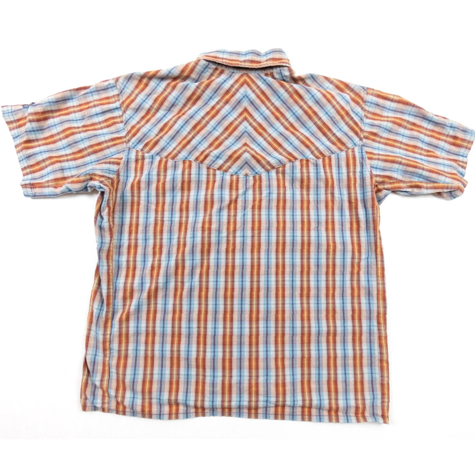 Mountain Hardwear Mountain Hardwear Shirt Mens Large Short Sleeve Button-Up Plaid Multicolor Cotton Snaps Embroidered All Seasons Outdoor Regular Basic Casual Mens Size US L / EU 52-54 / 3 - 6 Thumbnail