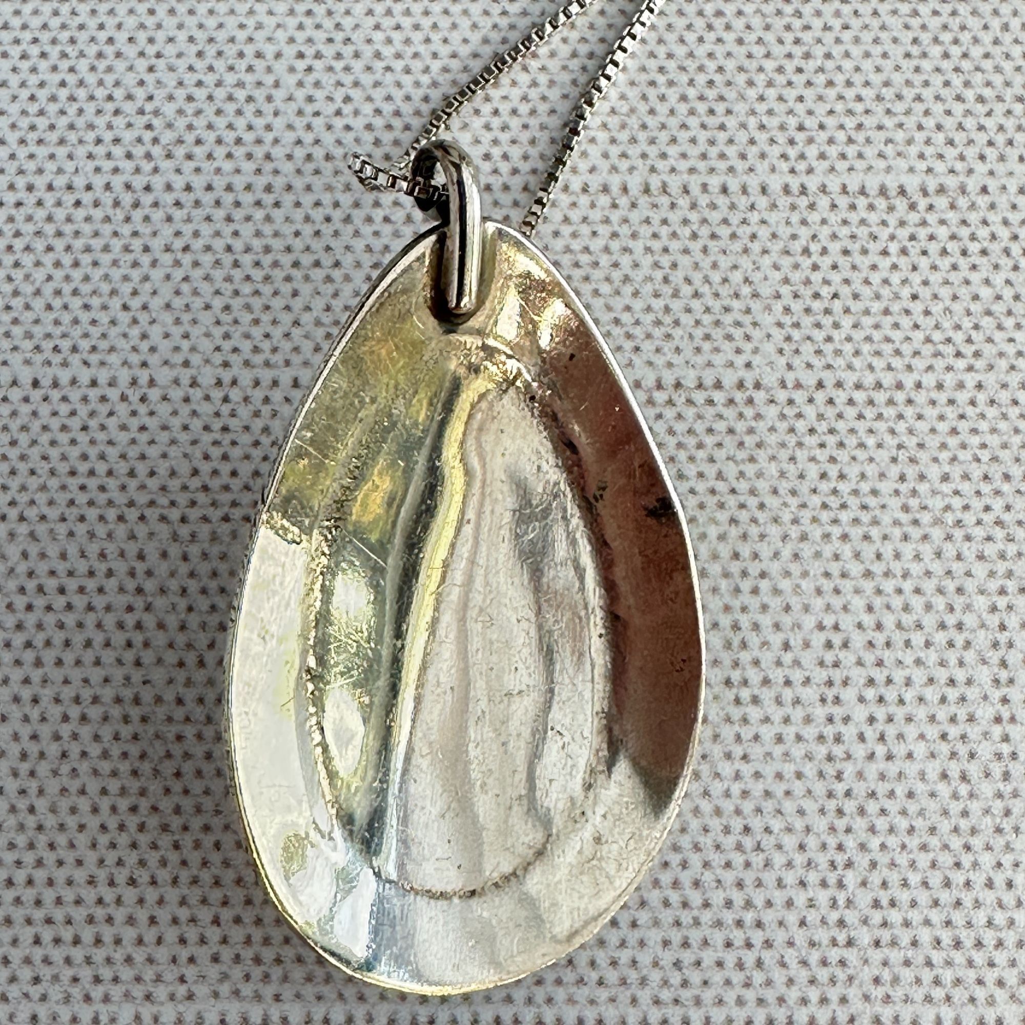 Other 1970s Native American Navajo Turquoise Pendant Necklace, Ste Size ONE SIZE - 7 Thumbnail