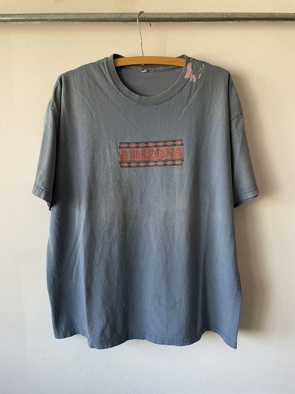 Vintage Sun Faded 90s Arizona Aztec Vintage tee Size US XL / EU 56 / 4 - 1 Thumbnail