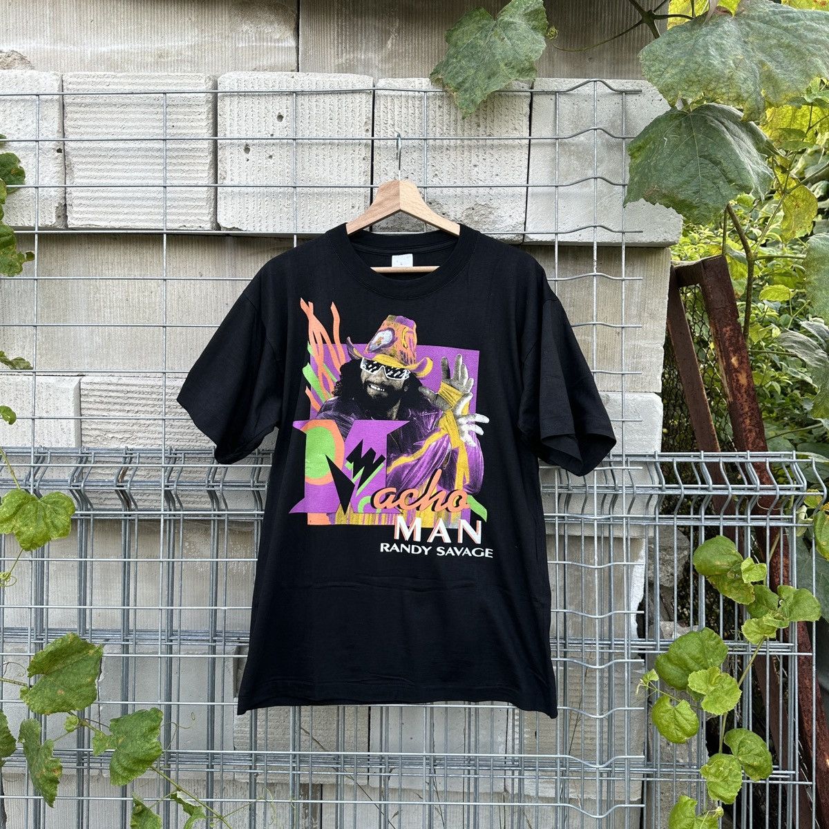 Vintage × Wcw/Nwo × Wwf Vintage 90s Macho Man Randy Savage WWE WWF T ...