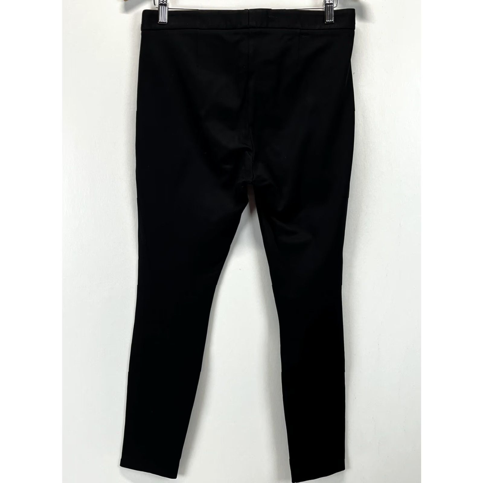 Theory Theory Adalwen Knit Pants Womens 6 Black Slim Ankle Stretch Zip Pockets Career Capsule City Modern Size 28" / US 6 / IT 42 - 3 Thumbnail