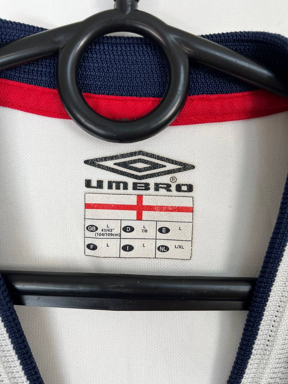 Umbro England 2003 2005 Home Football Shirt Jersey Umbro Mens L Size US L / EU 52-54 / 3 - 3 Thumbnail