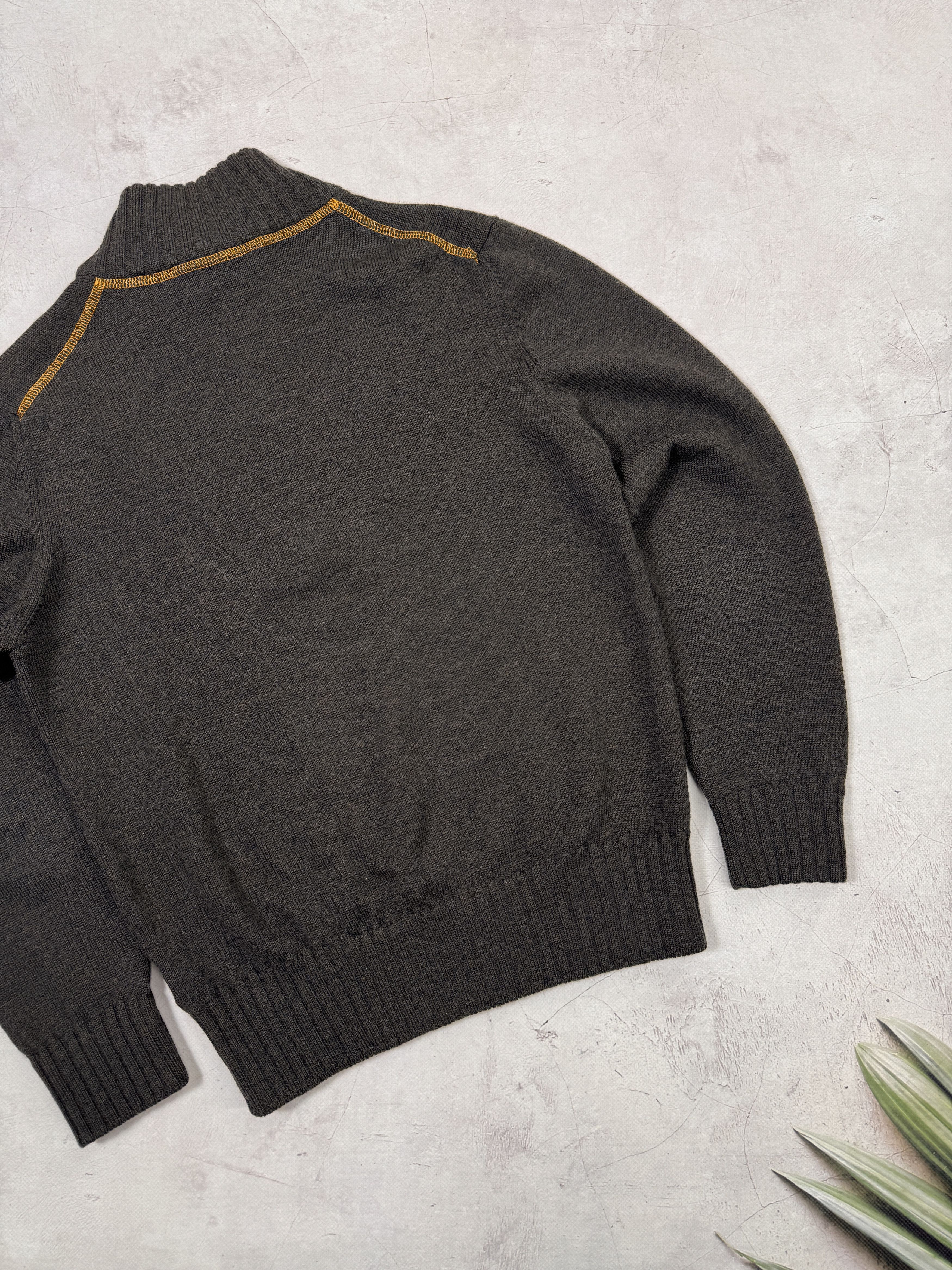 Porsche Design Porsche Design Sweater 1/4 Zip Pullover Wool Size US S / EU 44-46 / 1 - 18 Thumbnail