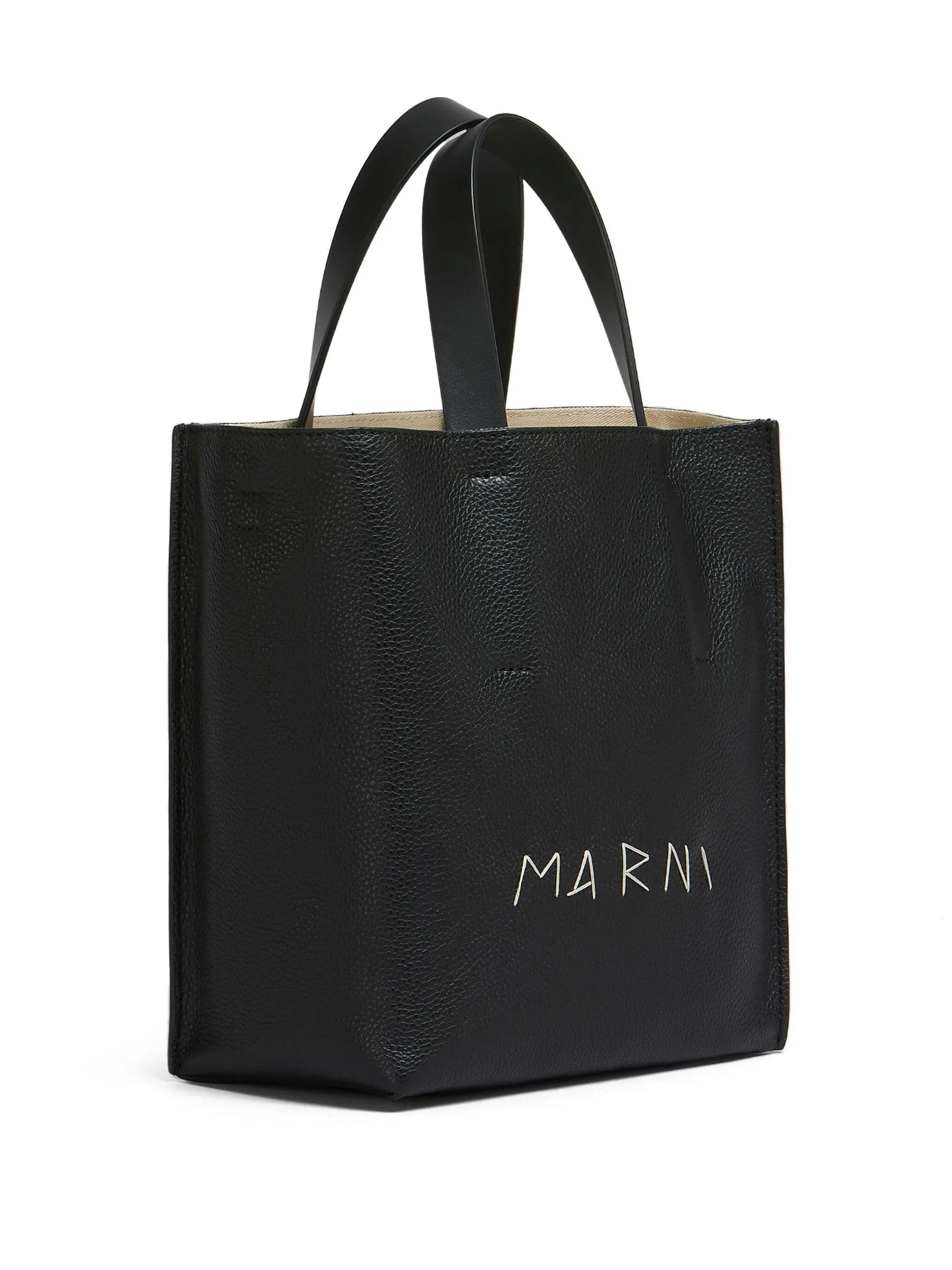 Marni o1f1d3z0126 Size: OS / Mini Museo Tote Bag in Black Size ONE SIZE - 3 Thumbnail
