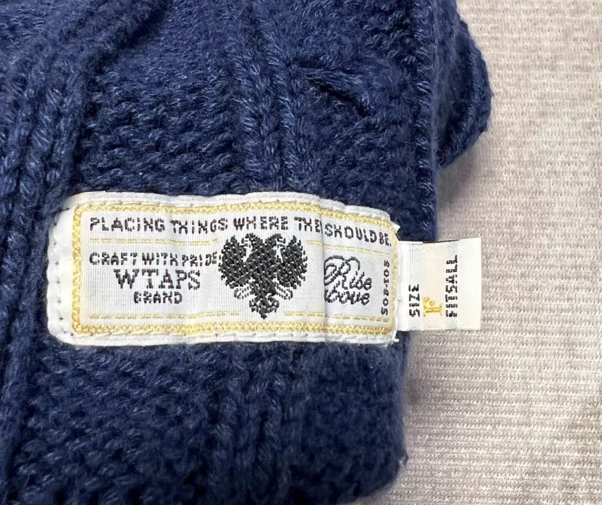 Wtaps WTAPS Vintage Cable Knit Beanie J16 Size ONE SIZE - 7 Thumbnail