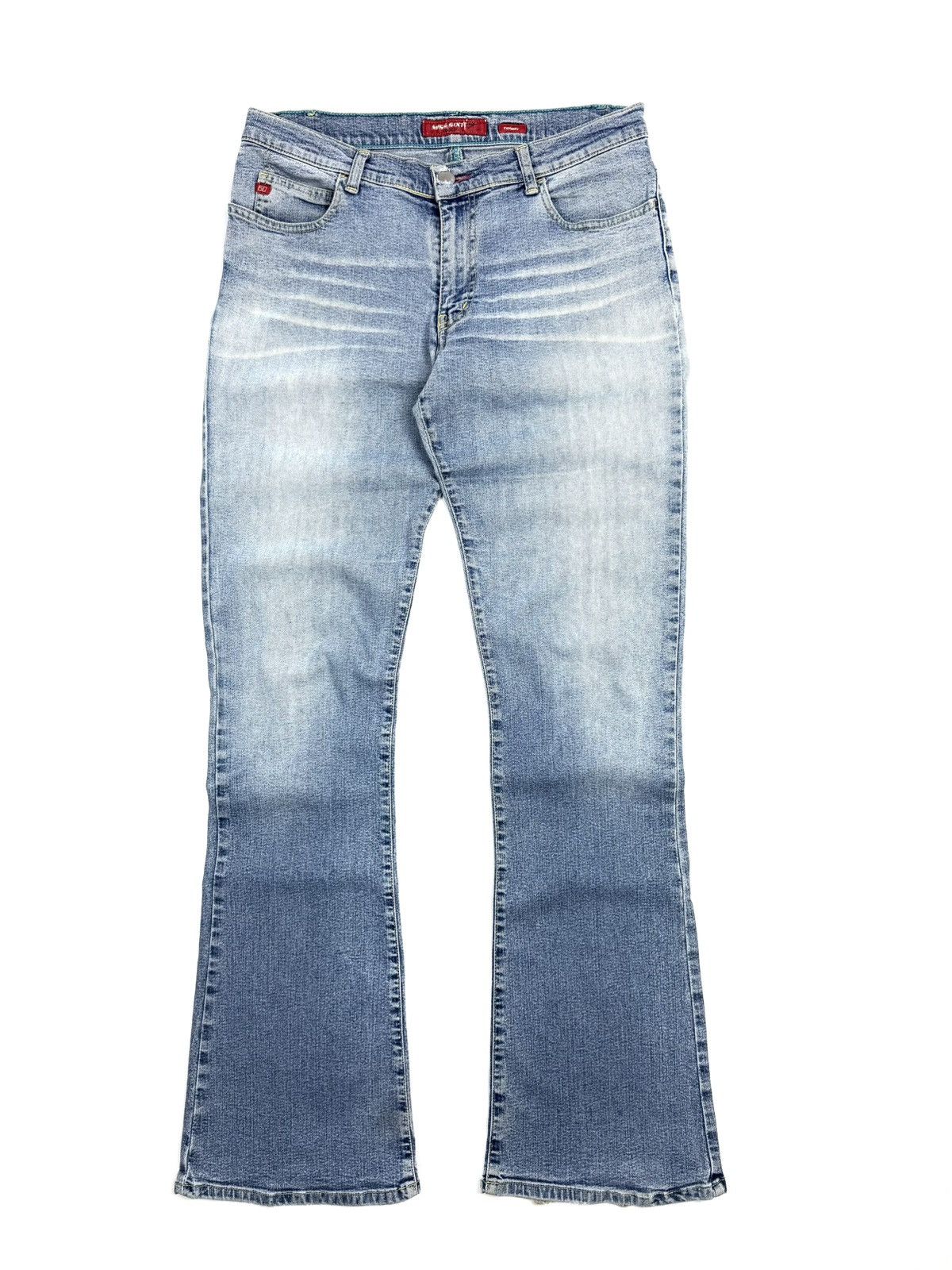 Miss Sixty Rare Miss Sixty Y2K Flared Jeans Blue Vintage 31 Faded Denim Size 31" - 1 Thumbnail