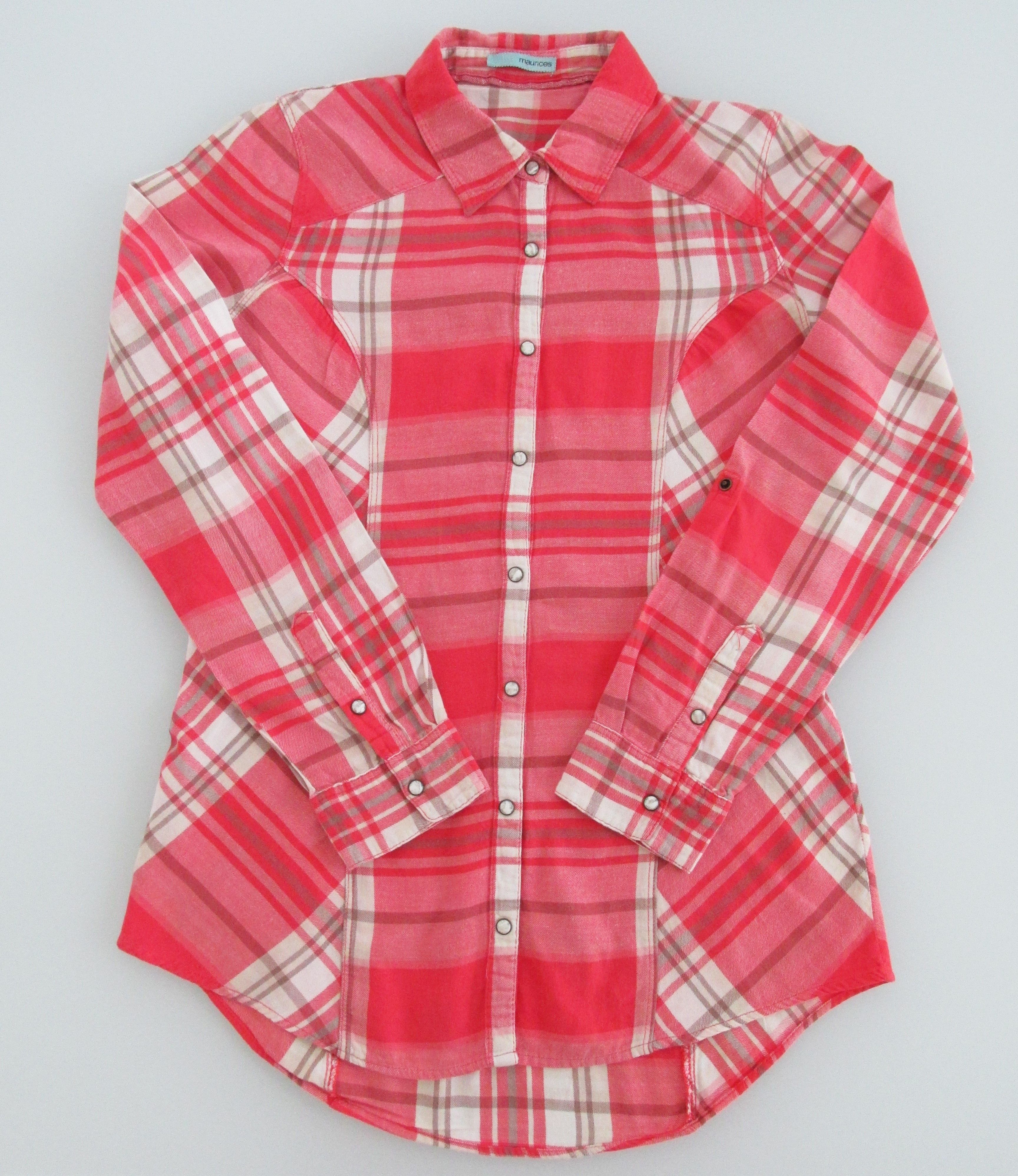 Other Maurices Women's Cotton Western Shirt Size Small (Junior) Size S / US 4 / IT 40 - 1 Thumbnail
