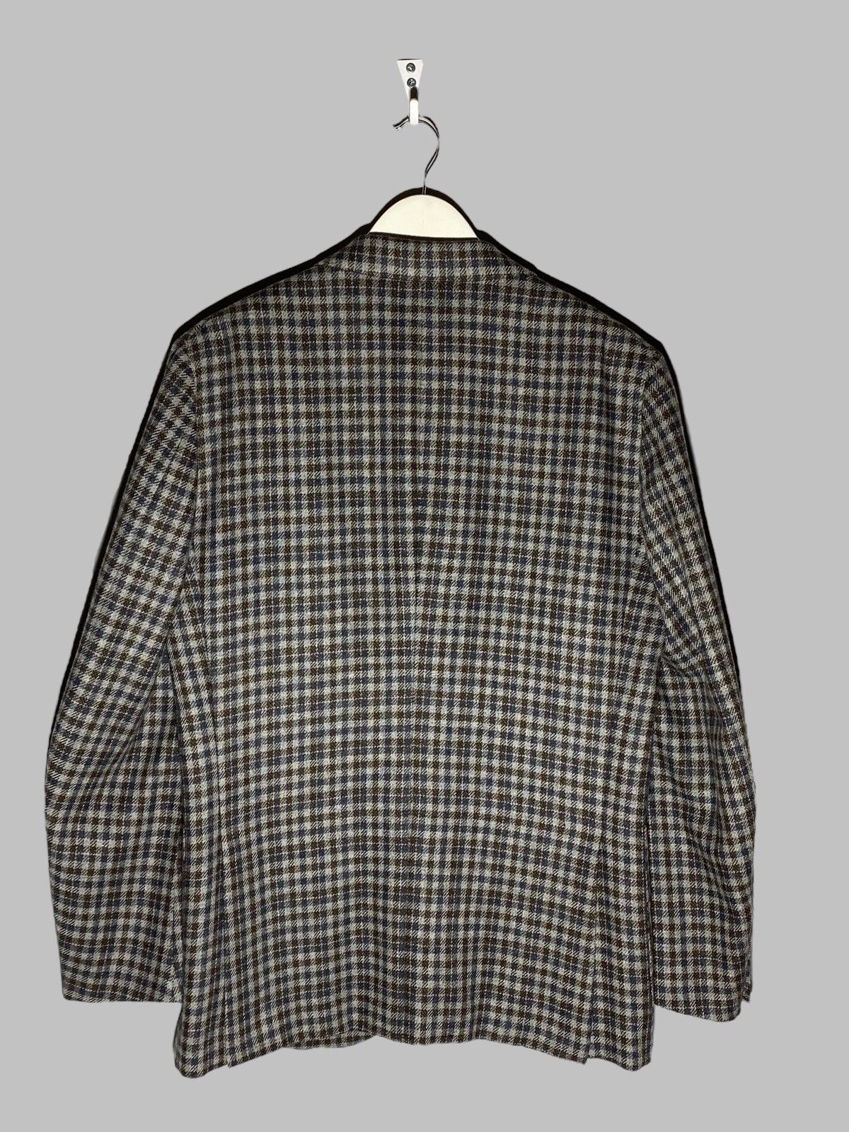 Ermenegildo Zegna Ermenegildo Zegna Soft-Constructed Checked Cashmere Blazer Size 48R - 3 Thumbnail