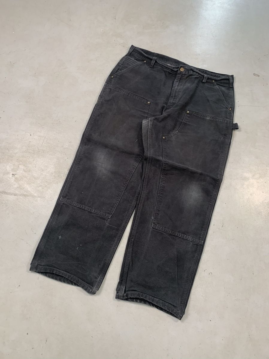 Carhartt Vintage Carhartt b01 BLK double knee workwear denim Size US 40 / EU 56 - 1 Thumbnail