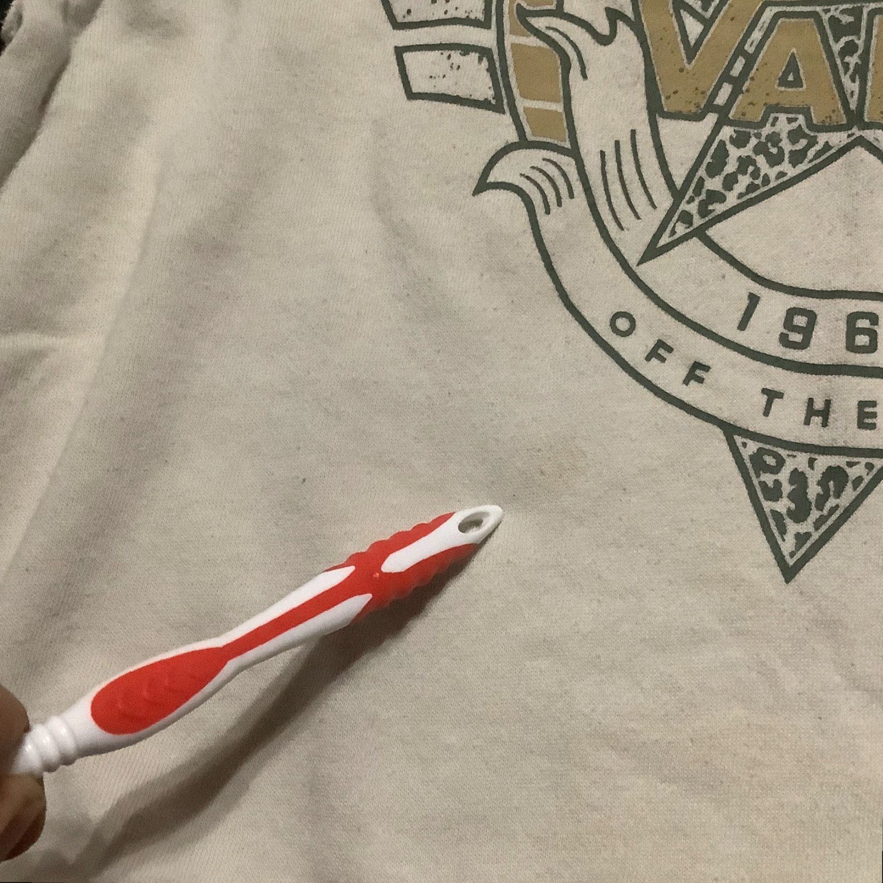 Vans VANS Sweatshirt Womens Crew Neck Pullover Long Sleeve Fleece Leopard White Black Size M Modern Casual Activewear Size M / US 6-8 / IT 42-44 - 3 Thumbnail
