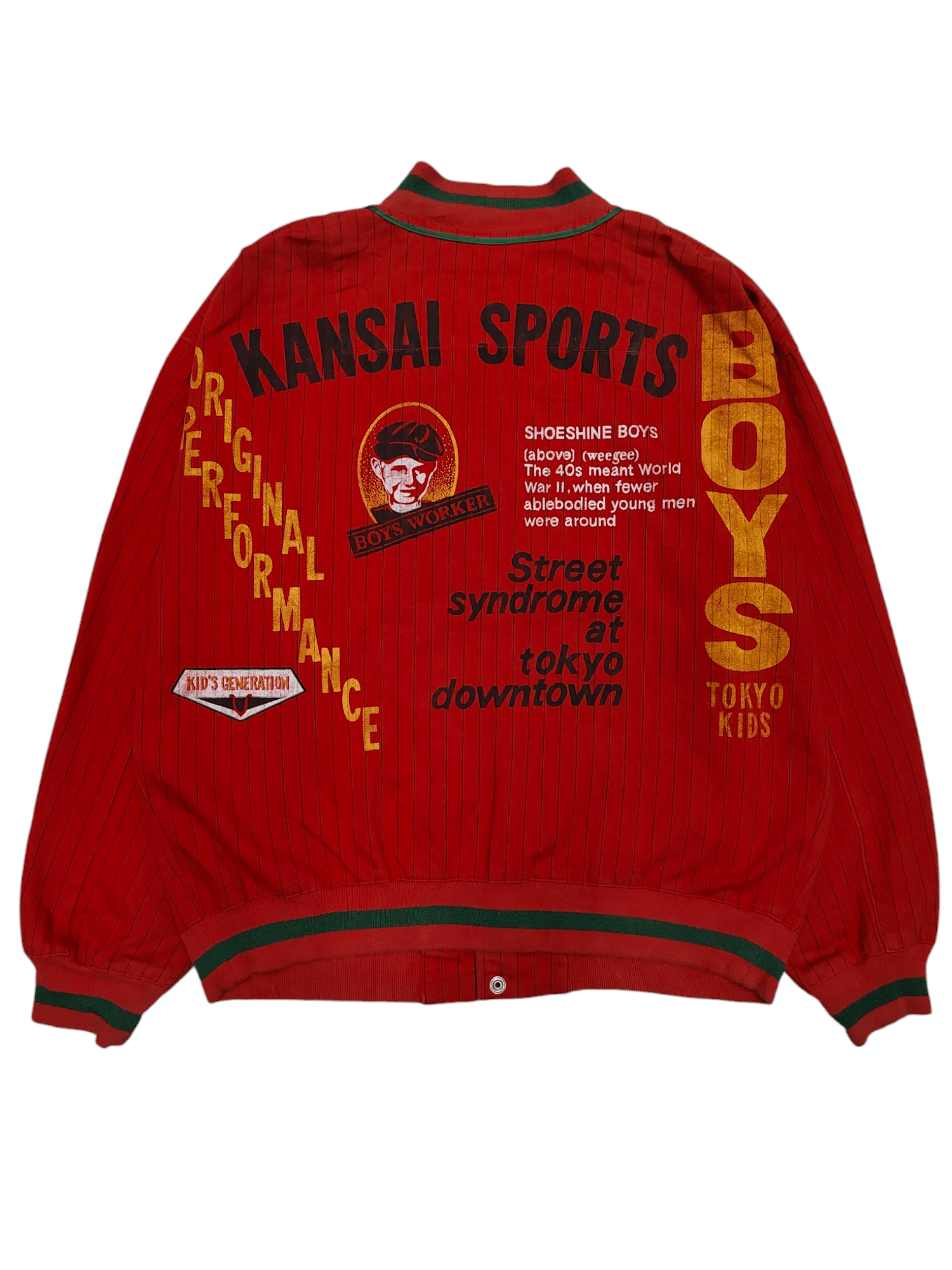 80s Kansai O2 Bad World Tour Versity JKT