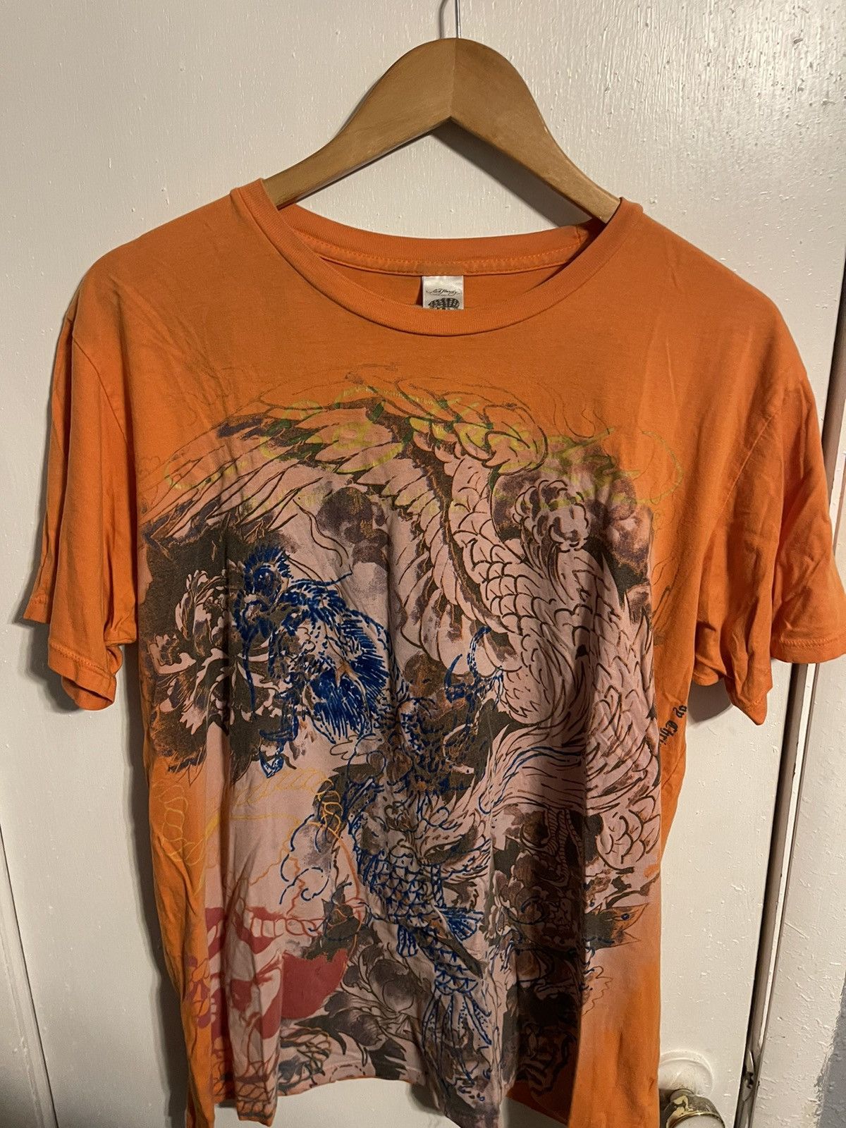 Christian Audigier × Ed Hardy × Vintage Vintage Ed Hardy Tee Size US L / EU 52-54 / 3 - 1 Thumbnail