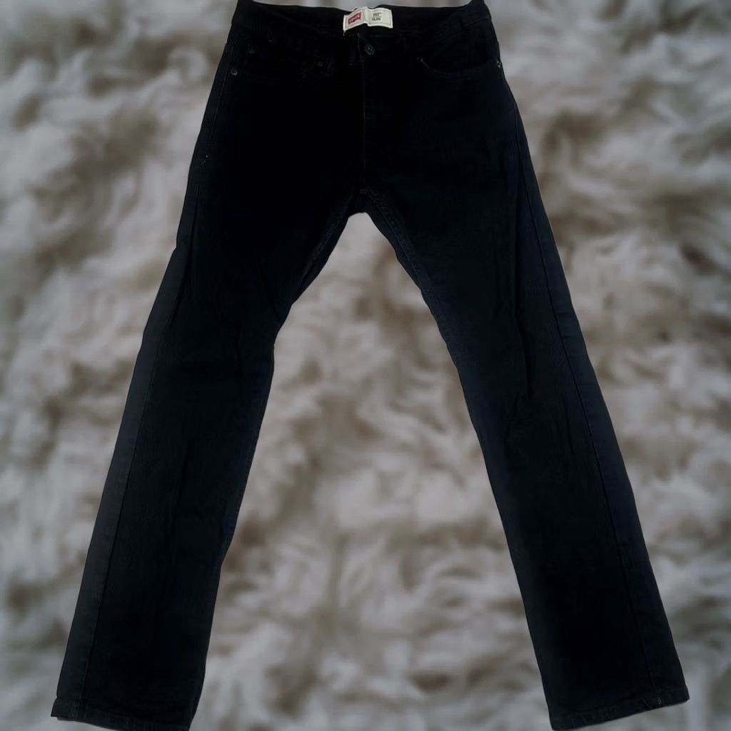 Levi's Levi's Jeans Men 28Wx28L Black 511 Slim Straight Denim Pants Casual Regular Mens Jeans 511 Cowboy 500 Series Model Levis 511 Mens Black Straight Jeans Size US 28 / EU 44 - 1 Thumbnail
