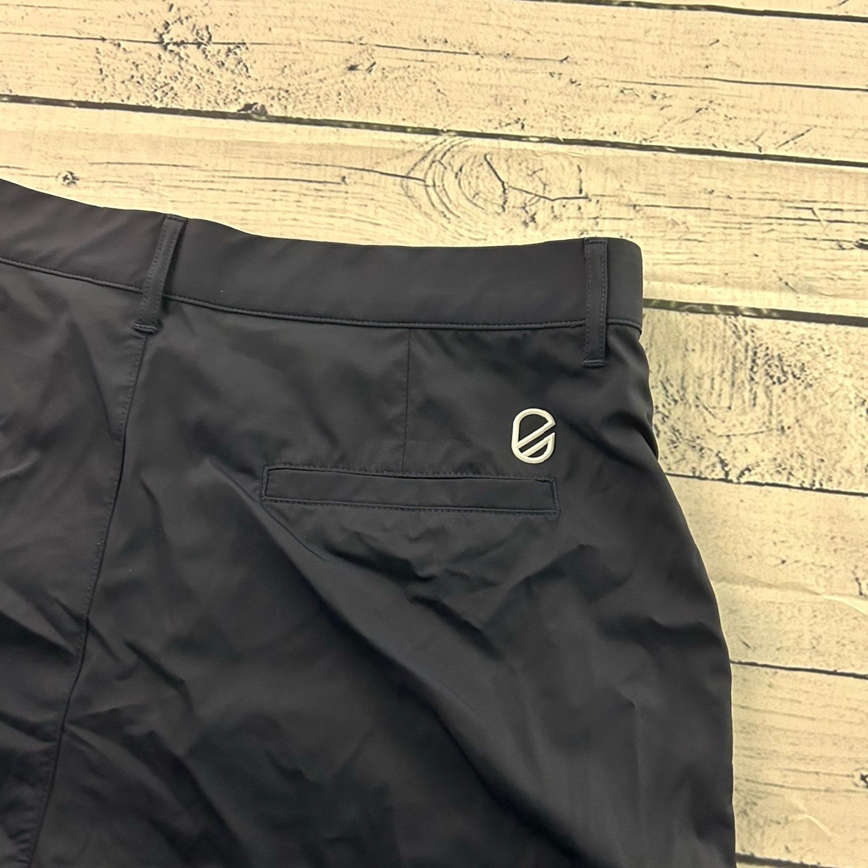 Vintage Extracurricular Flat Front Nylon Golf Shorts Men's 34 Blue Clothing Style: Chino, Flat Front, Nylon, Button-Up? Size US 34 / EU 50 - 5 Thumbnail