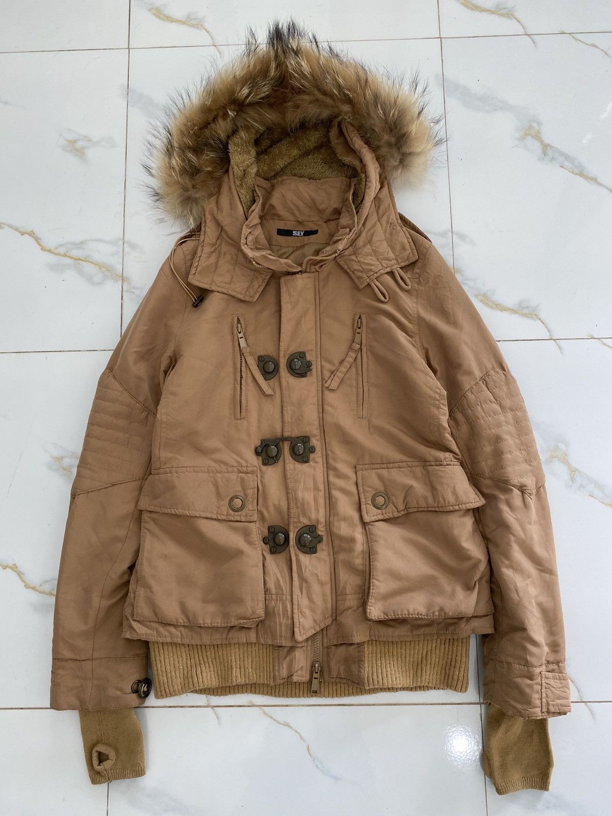 Japanese Brand Le grande bleu heavy coats fur jacket Size US M / EU 48-50 / 2 - 2 Thumbnail