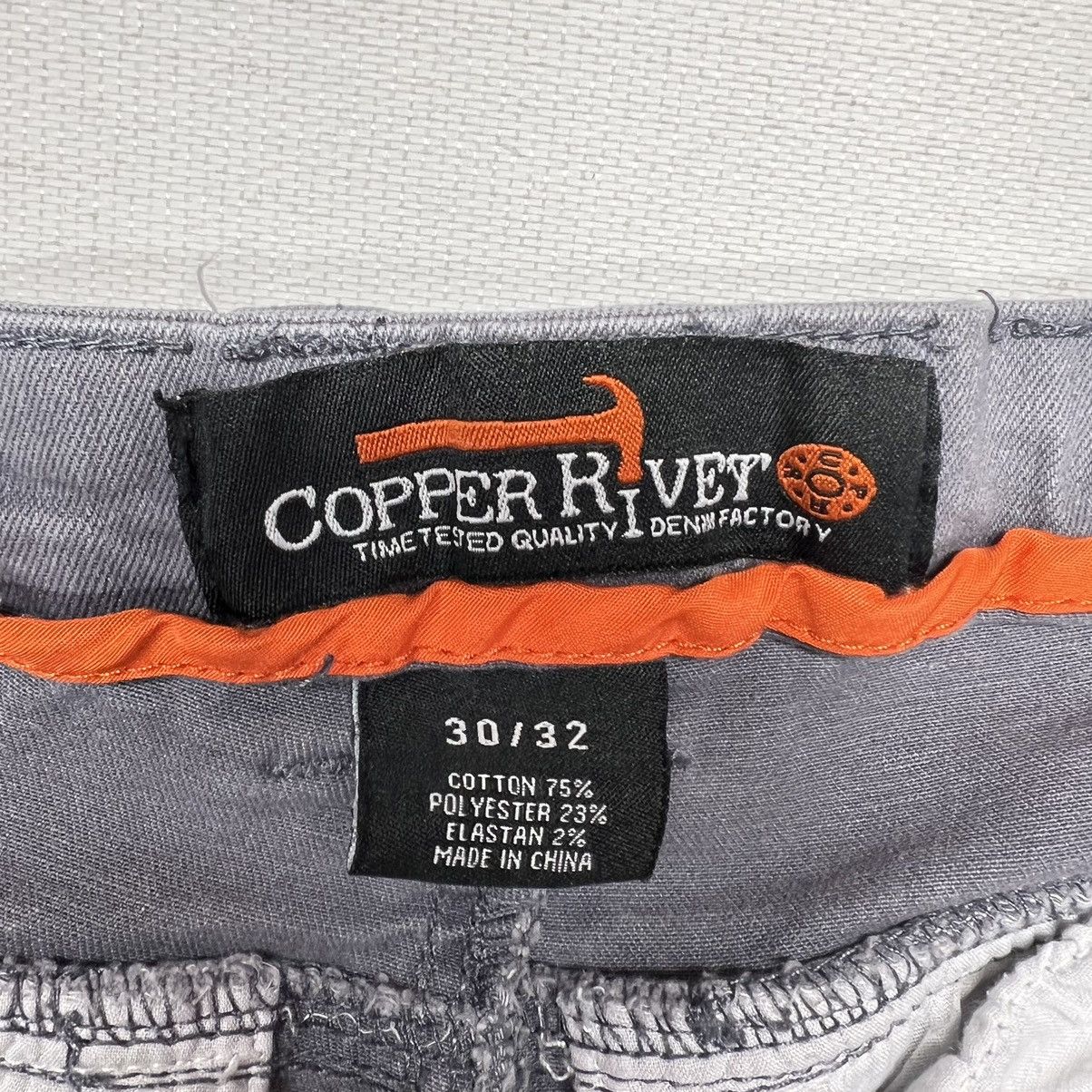 Other Copper Rivet Jeans Grey Skinny Moto Cargo Pocket Denim Size US 30 / EU 46 - 10 Thumbnail