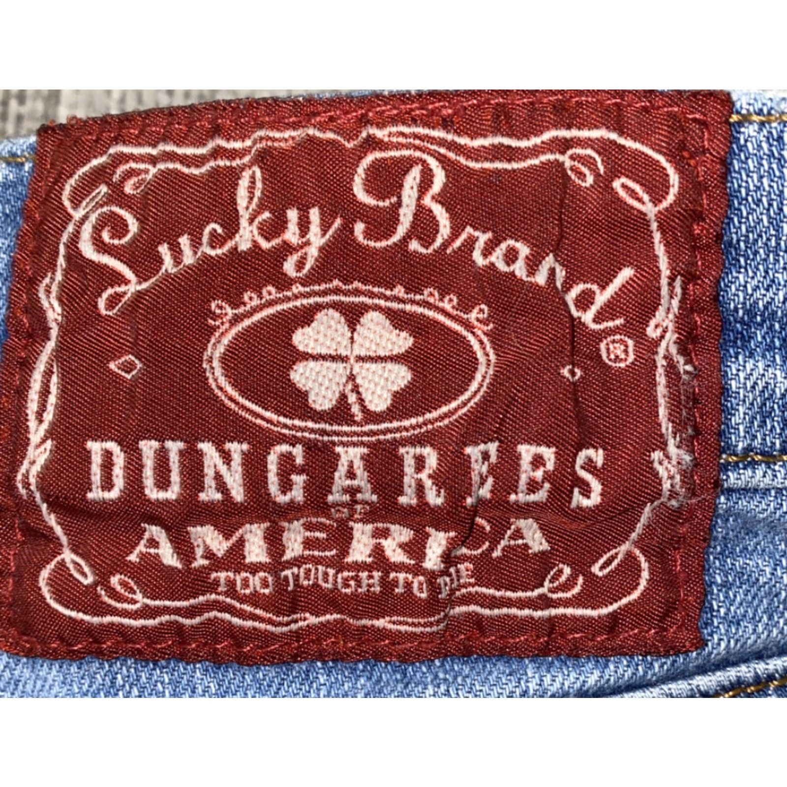 Lucky Brand VINTAGE Lucky Brand Denim Jeans Womens Medium Wash Zip Fly Size 14 34 Waist 31 Inseam Blue Size 24" / US 00 / IT 34 - 5 Thumbnail