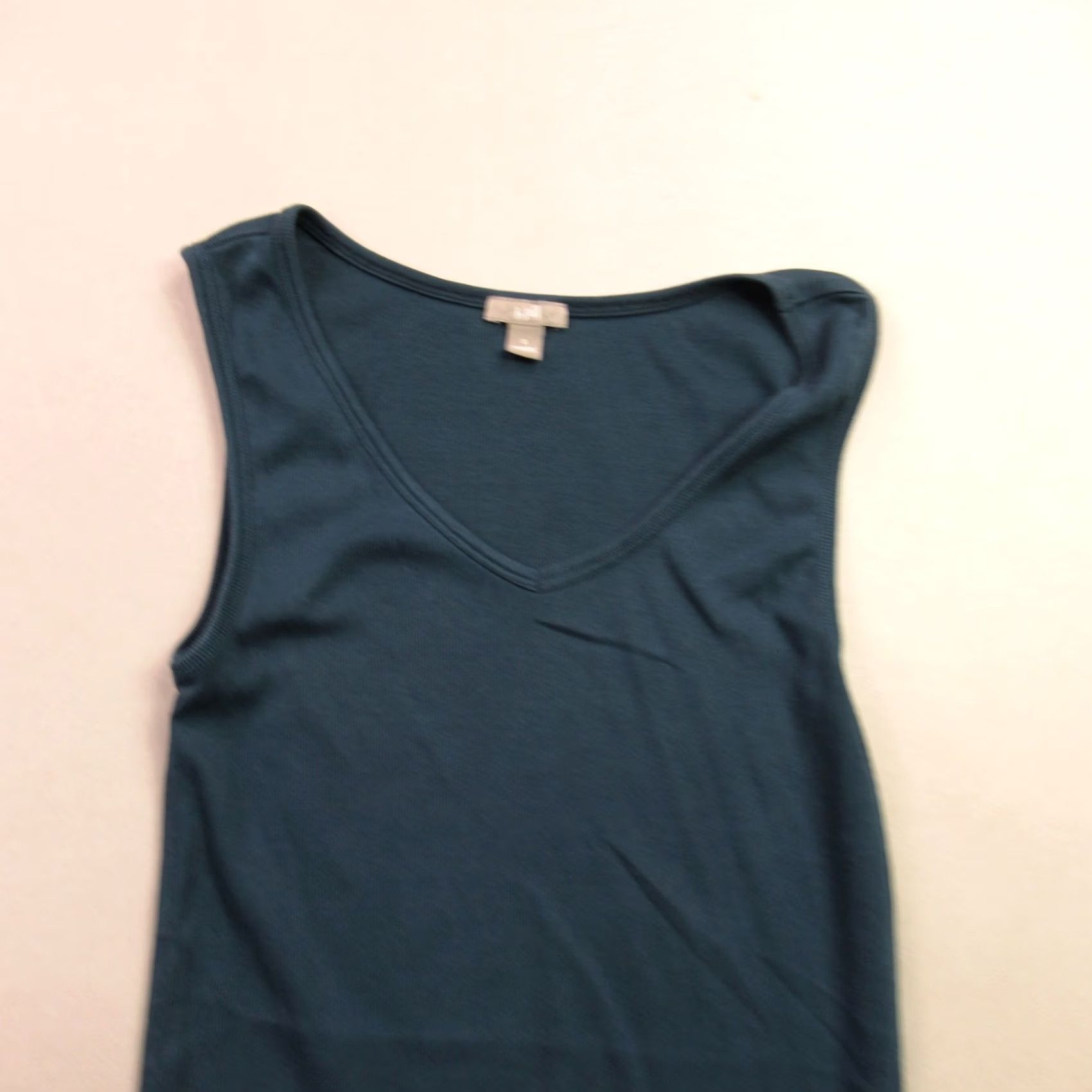 J. Jill J Jill Womens Small Sleeveless Pullover Lightweight V Neck Blue Casual Size S / US 4 / IT 40 - 3 Thumbnail