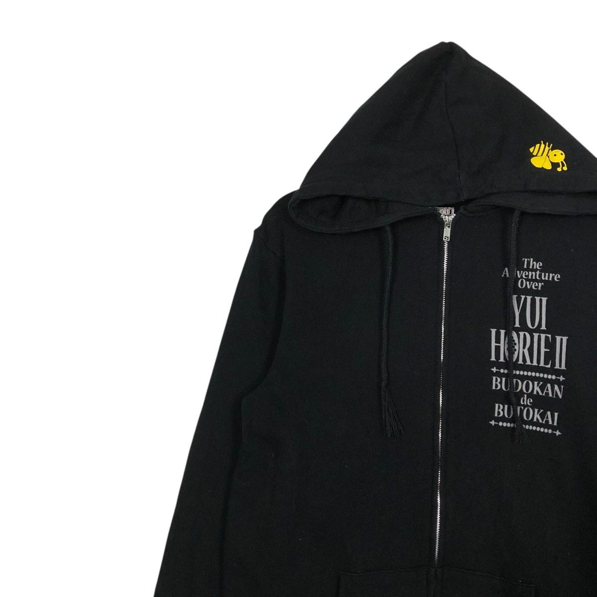 Cartoon Network 🔥RICH BLACK VINTAGE ZIPPER HOODIE YUI HORIE II BUDOKAN Size US S / EU 44-46 / 1 - 9 Thumbnail